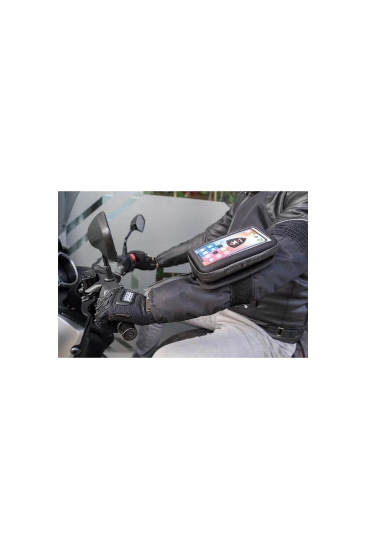 Motosiklet Bacak & Bel Çantası70632 Telefon Tutucu Kol Bağlantılı