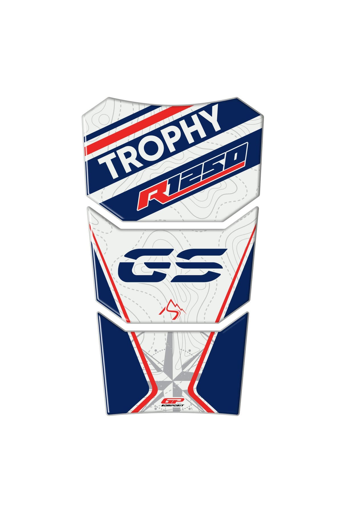 Tankpad & StickerBMW R 1250 GS / ADV 2018-2024 Uyumlu Tank Pad Trophy