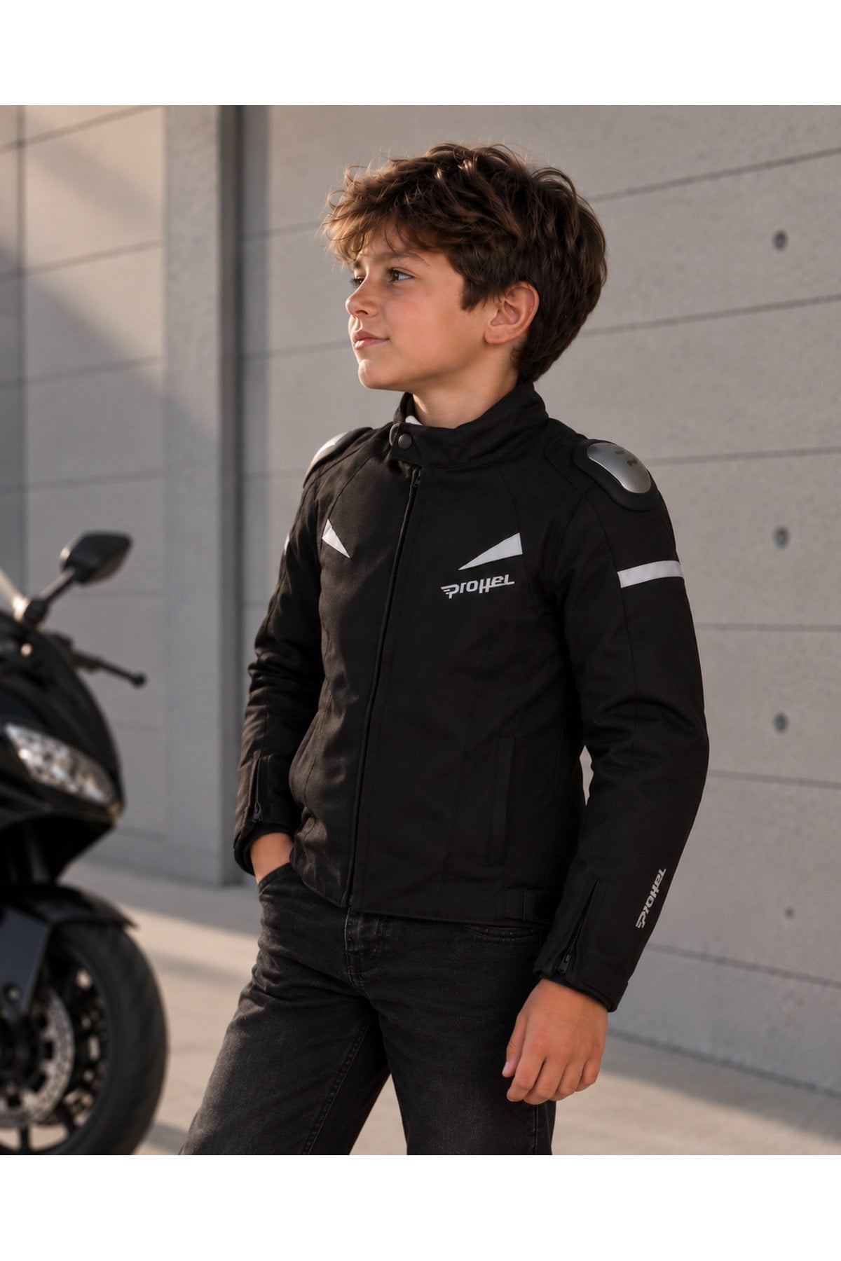 Motorcu MontuCOLOMBIA ÇOCUK MONT SİYAH