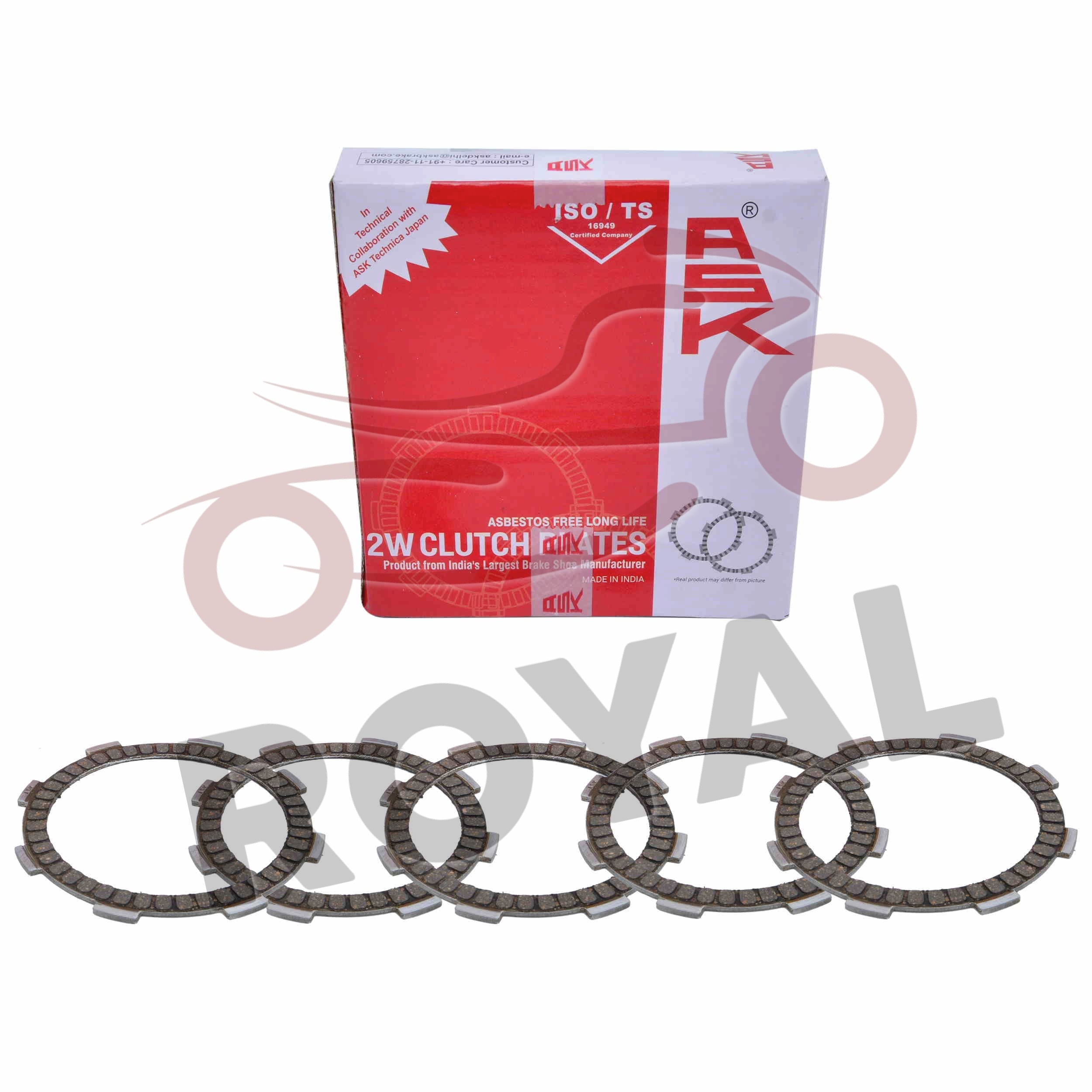DEBRİYAJ BALATASI HONDA - CBF 150 - YBR - CG - 250 CHOOPER [5