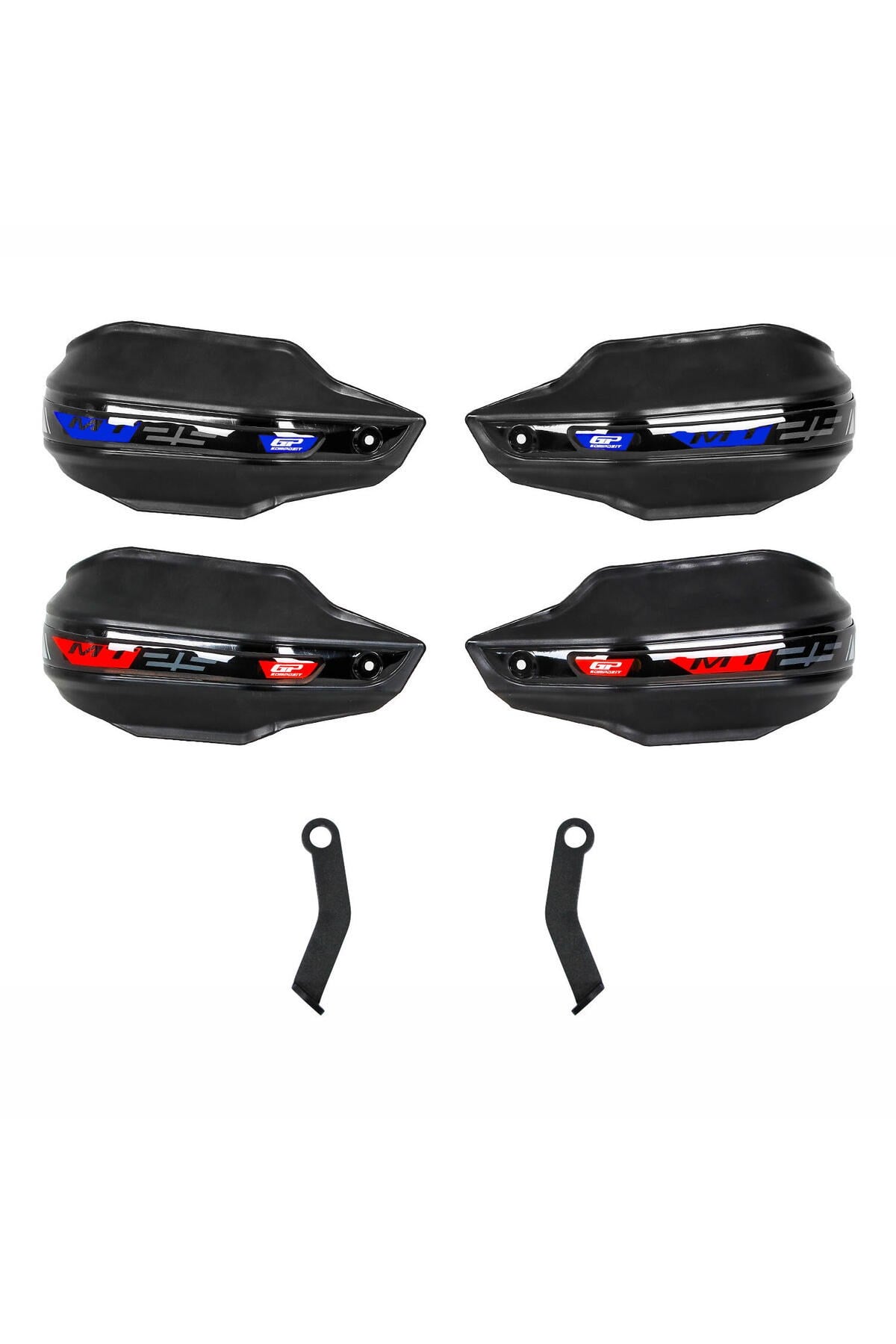 Motosiklet ElcikGP Kompozit Yamaha MT-25 2015-2024 Uyumlu Plastik Elcik Koruma Siyah MAVİ
