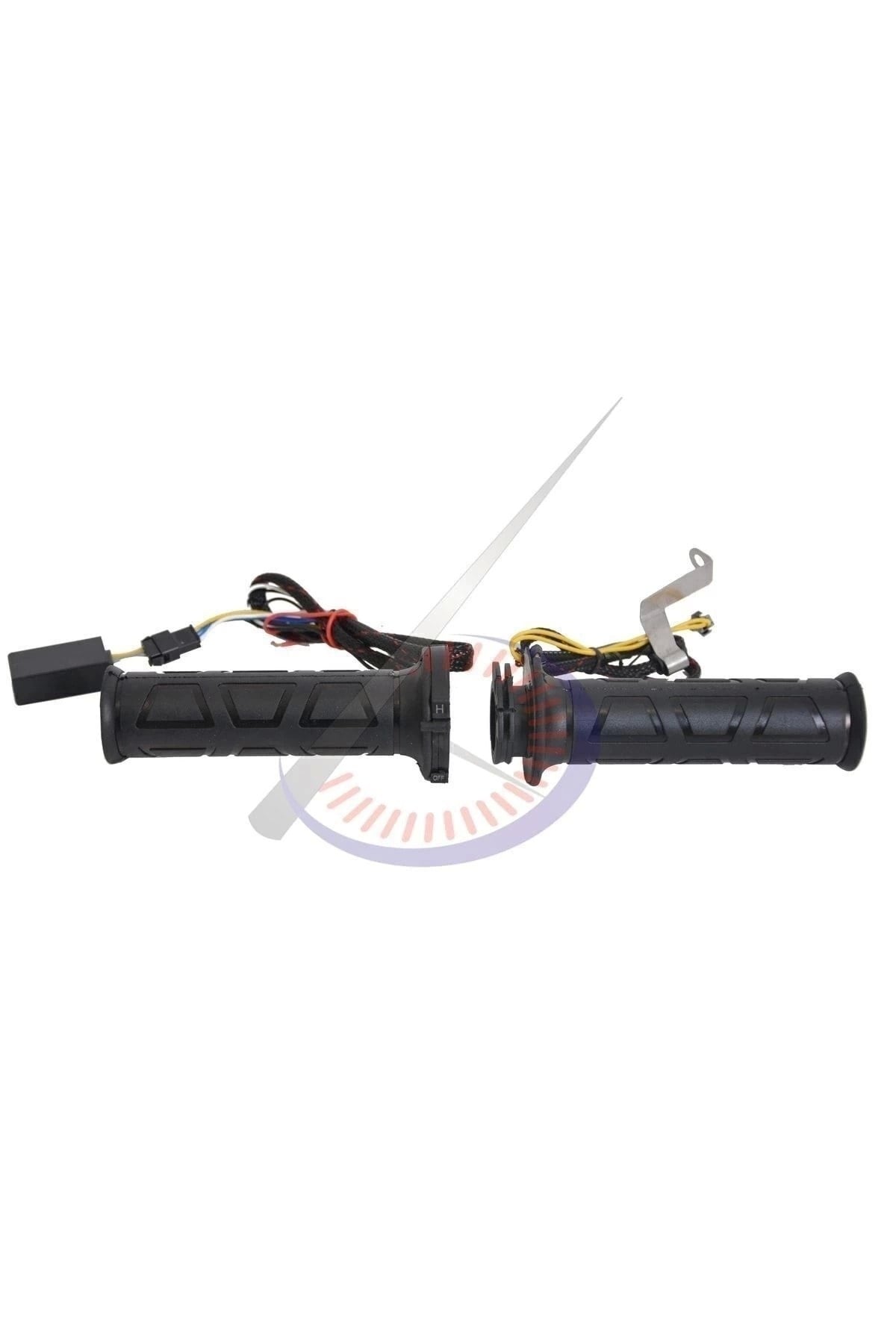 Motosiklet ElcikHeated Grips Marka Motosiklet Elcik Isıtma 4 Kademeli Isıtmalı Çift Gaz Telli