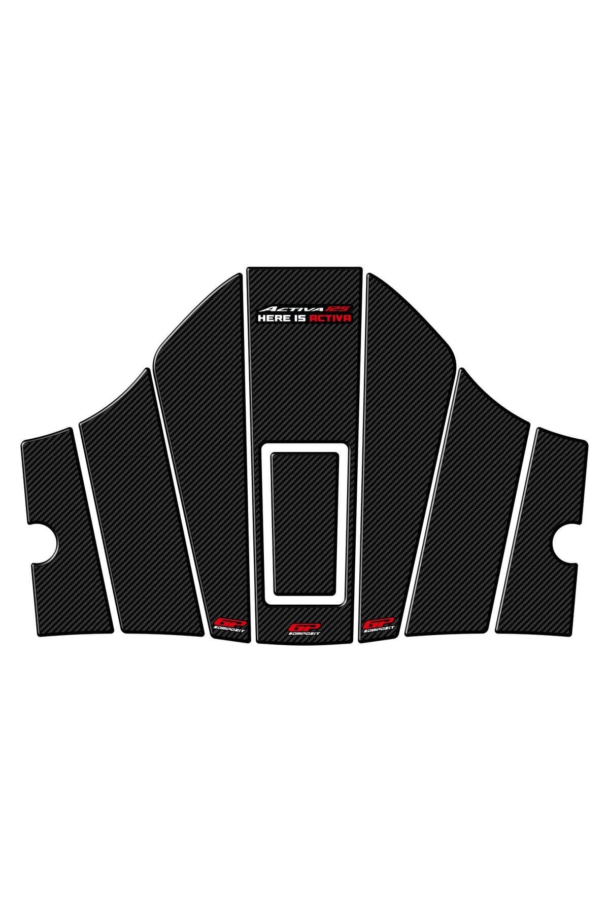 Tankpad & StickerHonda Activa 125 2023-2024 Uyumlu Tank Pad Seti Karbon