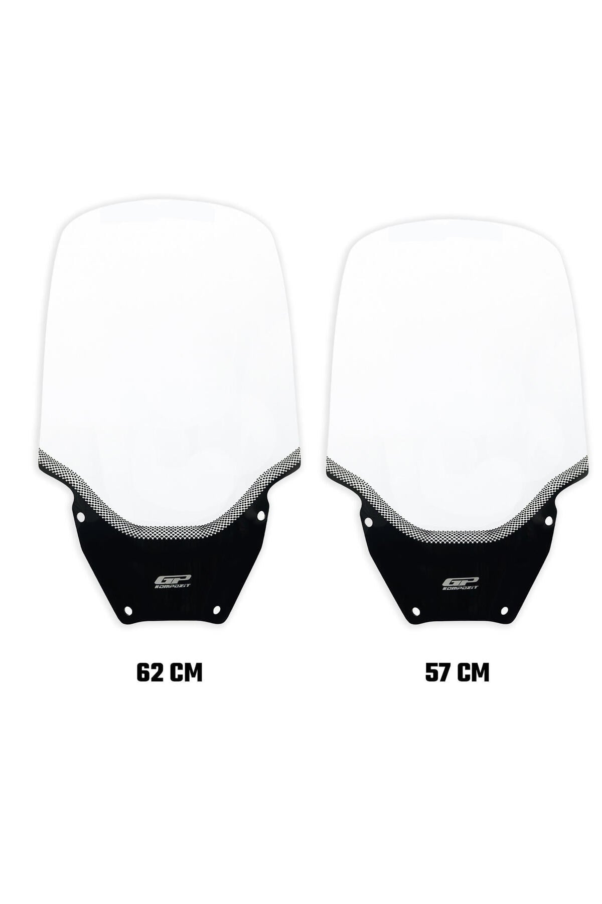 Motosiklet Ön Cam SiperlikHonda Forza 250 2021-2025 Uyumlu Baskılı Ön Tur Camı Şeffaf 62 cm