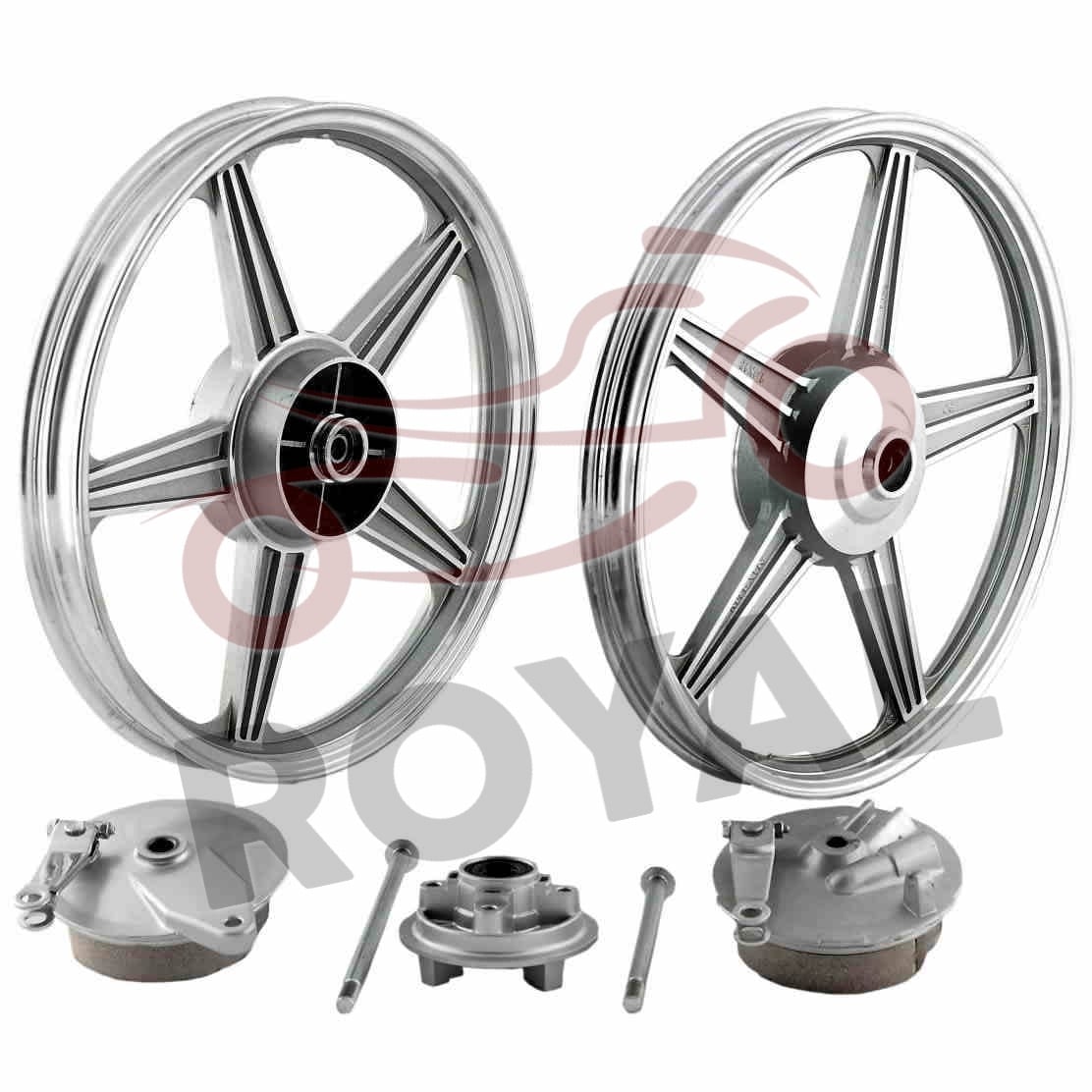 ÖN-ARKA JANT ALÜMİNYUM BÜYÜK BALATA-KAMPANALI-DİŞLİ TAMBURU DAHİL ÖN 1.40*18-ARKA 1.85*18 CG OEM KL ✔️