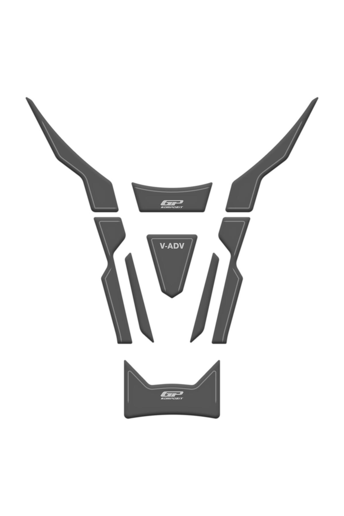 Tankpad & StickerRKS Freccia 150 2022-2024 Uyumlu Tank Pad Gri