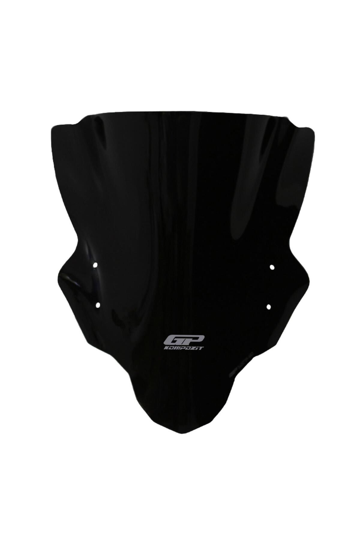 Motosiklet Ön Cam SiperlikBajaj Pulsar NS 200 2011-2024 Uyumlu Ön Tur Camı Siyah 40 cm