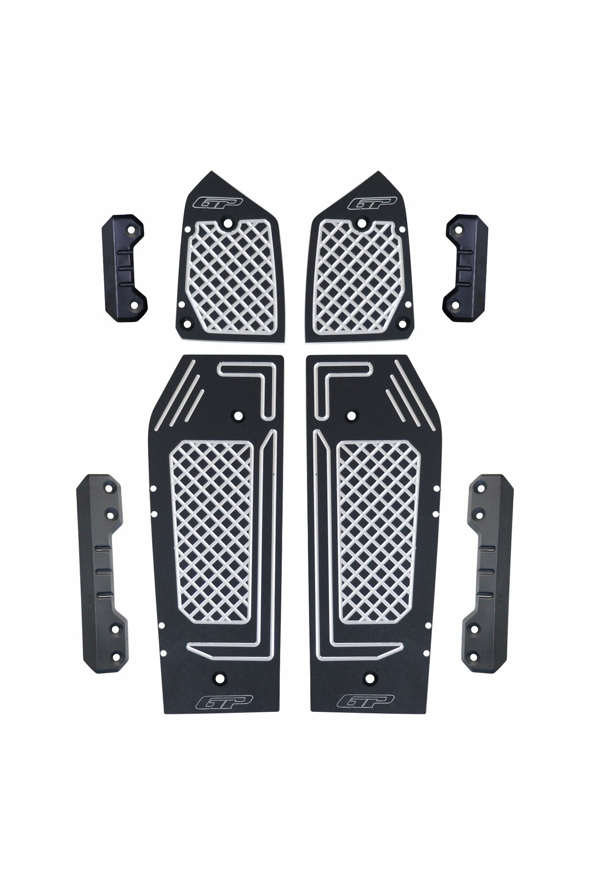 Motosiklet Reflektif ÜrünBasamak Alüminyum Siyah Honda Adv 350 2023-2025