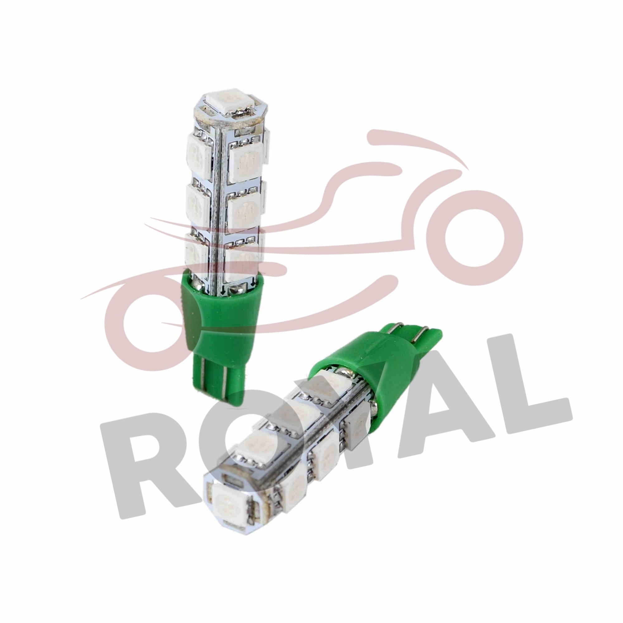 Led ÜrünlerDİPSİZ 13 LED'Lİ AMPUL YEŞİL - MODEL 10 [ÇİFT]
