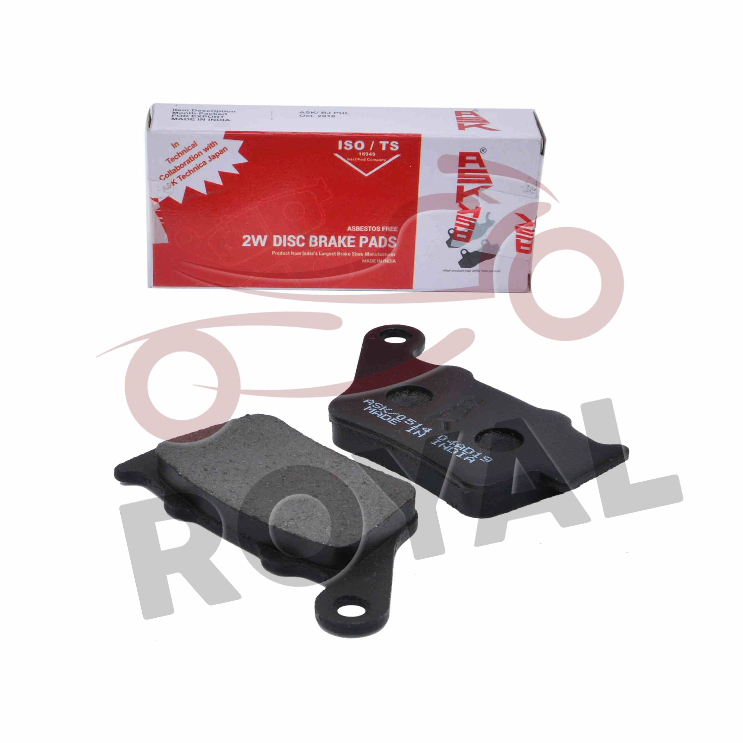 Disk BalataDİSK BALATA ARKA - BAJAJ PULSAR NS 200  ASK