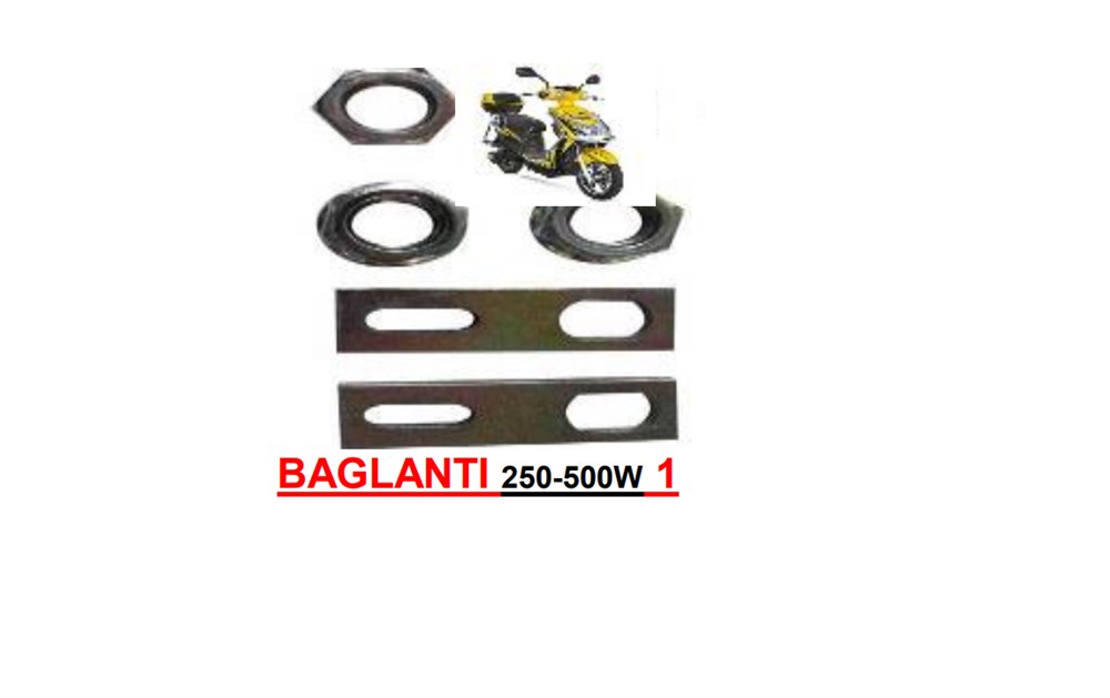 Balata - KampanaE-BIKE MOTOR BAĞLANTI SOMUN VE LEVYE SETI(250-500W)  ✔️