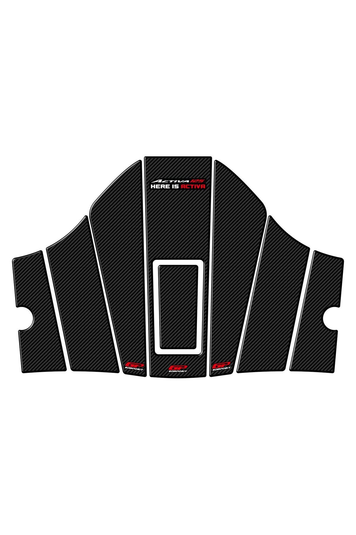 Tankpad & StickerHonda Activa 125 2023-2024 Uyumlu Tank Pad Seti Karbon