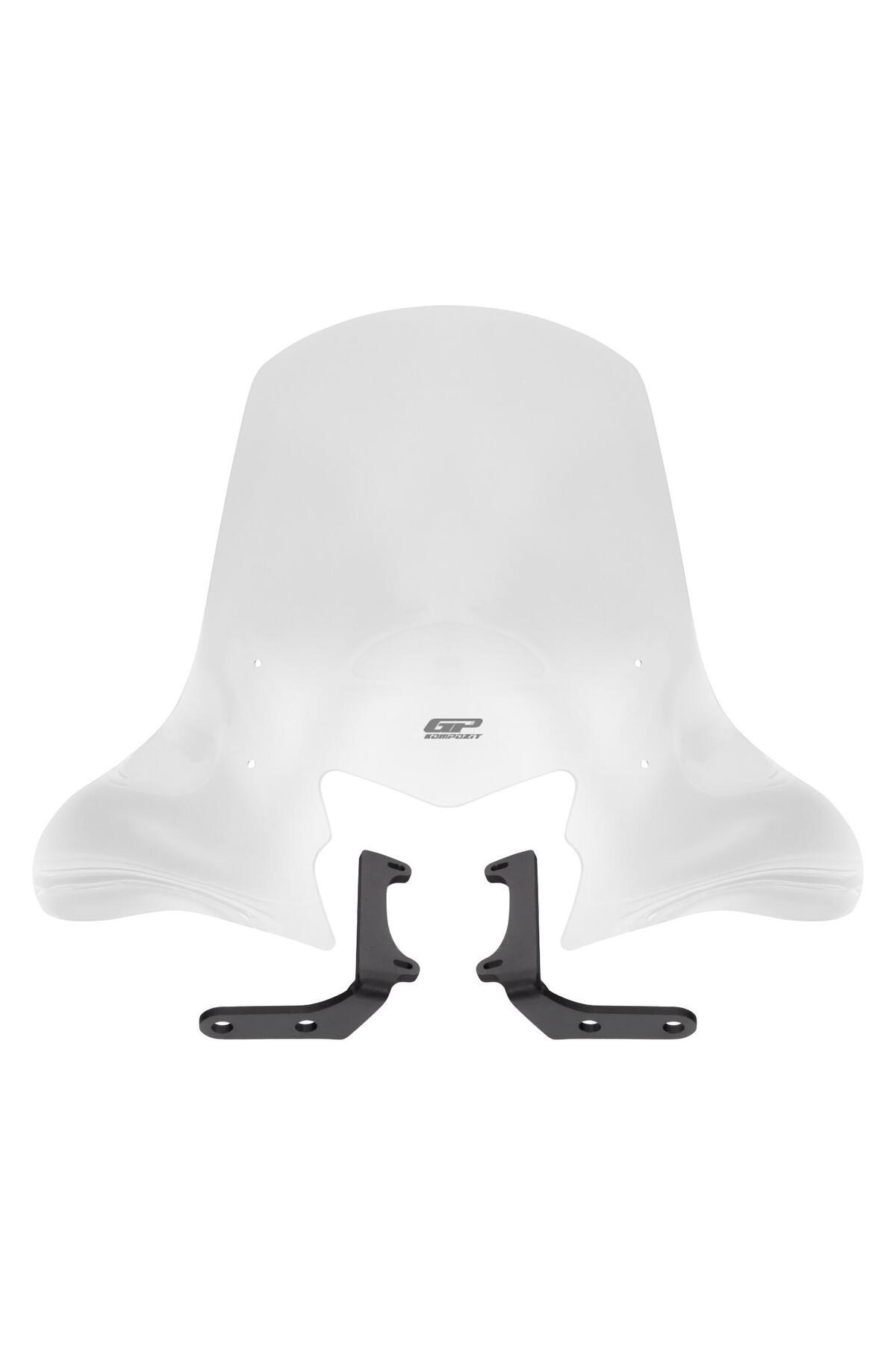 Motosiklet Ön Cam SiperlikHonda Dio 2021-2025 Uyumlu Ön Cam Şeffaf 58 cm