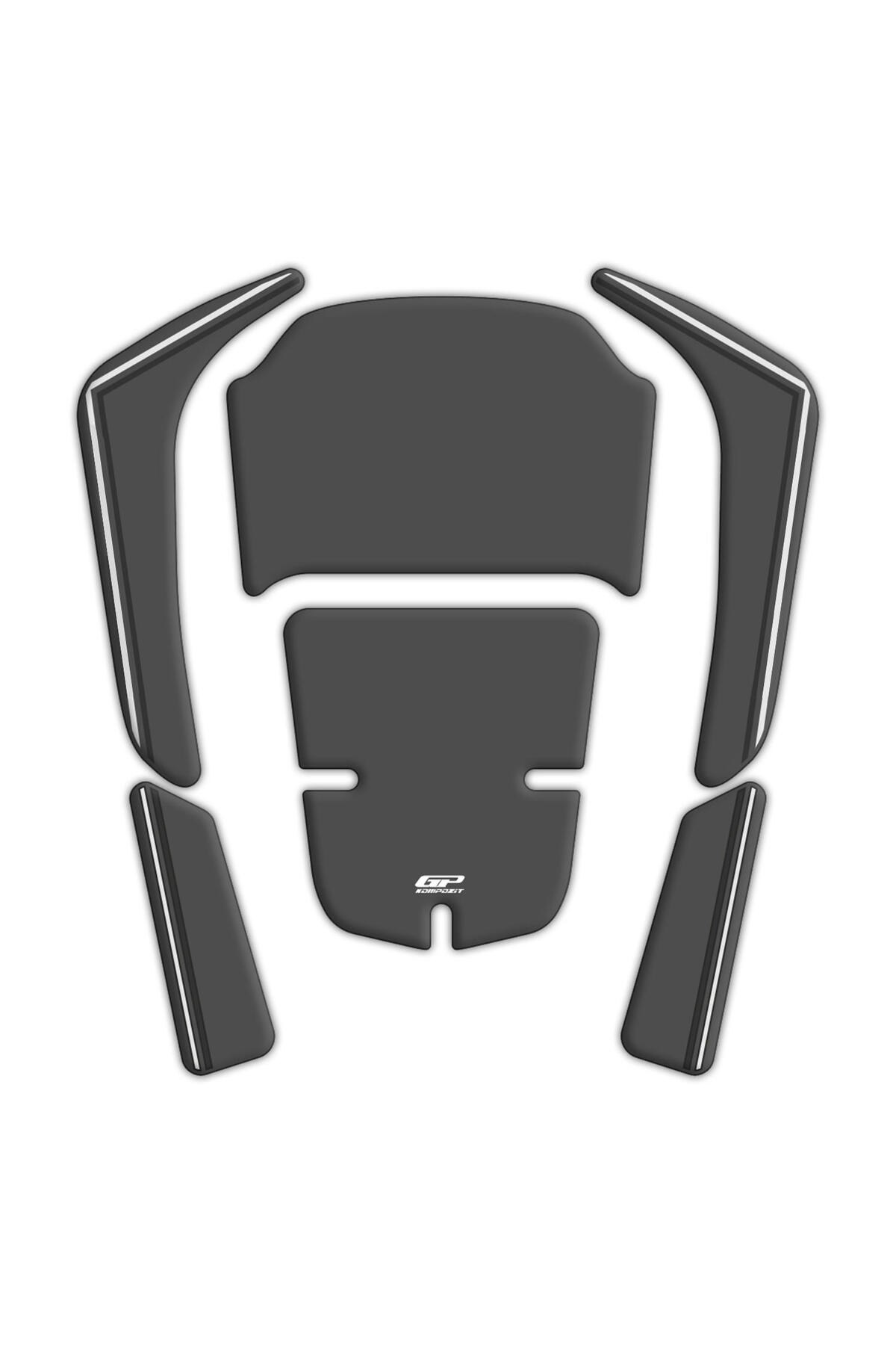 Tankpad & StickerHonda Forza 250 2018-2026 Uyumlu Yeni Seri Tank Pad Gri