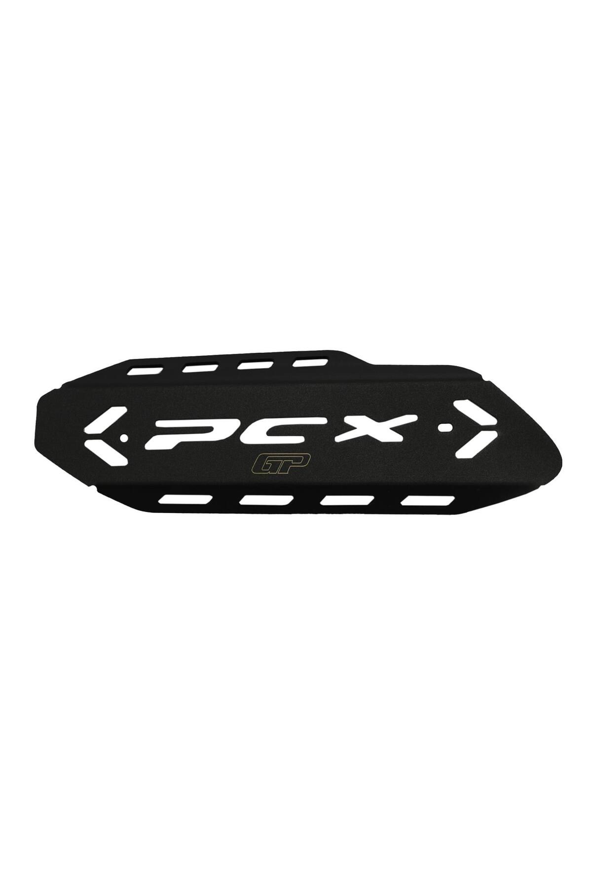 Motosiklet TakozuHonda PCX 125 / 150 2018-2025 Uyumlu Egzoz Koruma Kapağı Siyah