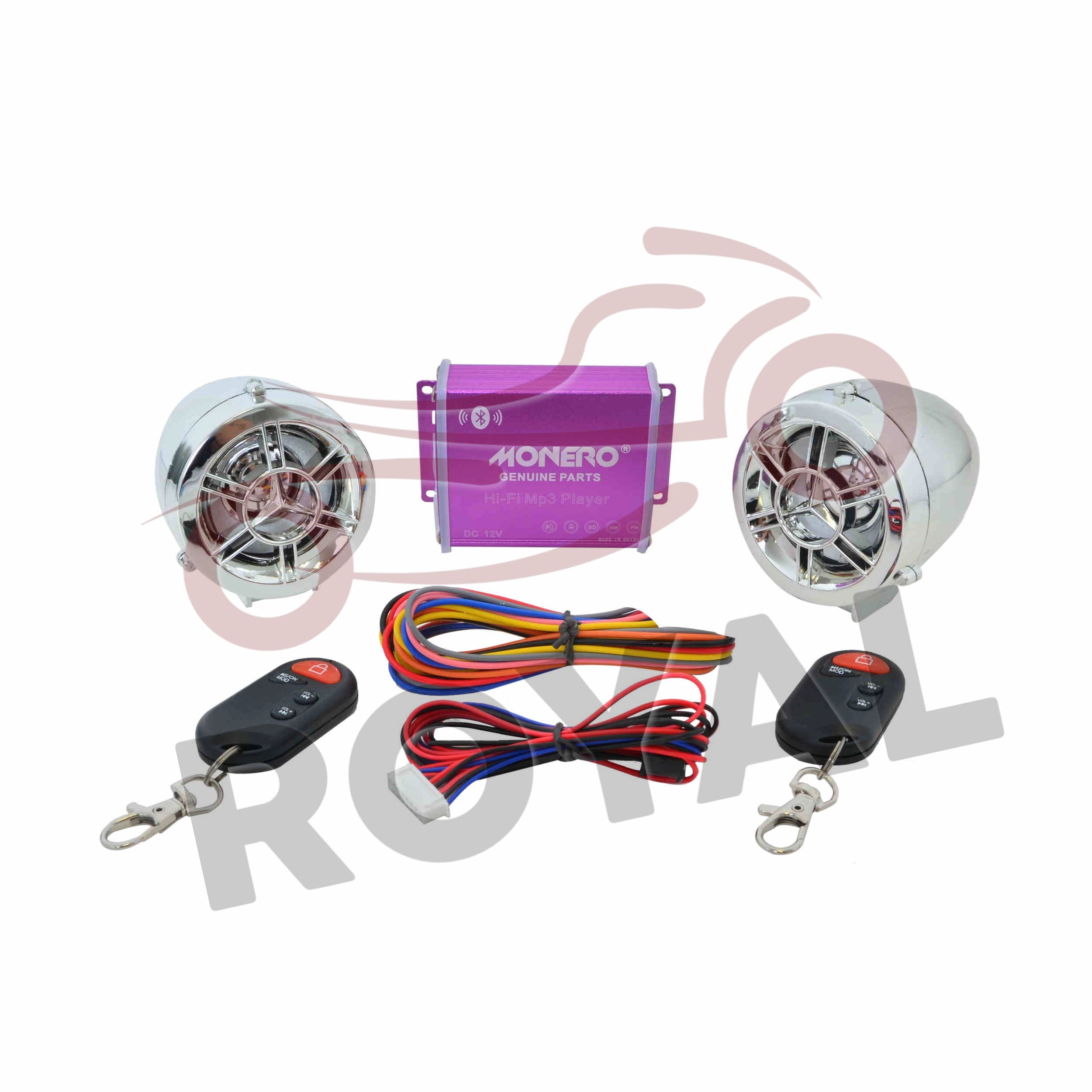 AlarmMOTOSİKLET ALARM SETİ [BLUETOOTH] [M - R] KROM