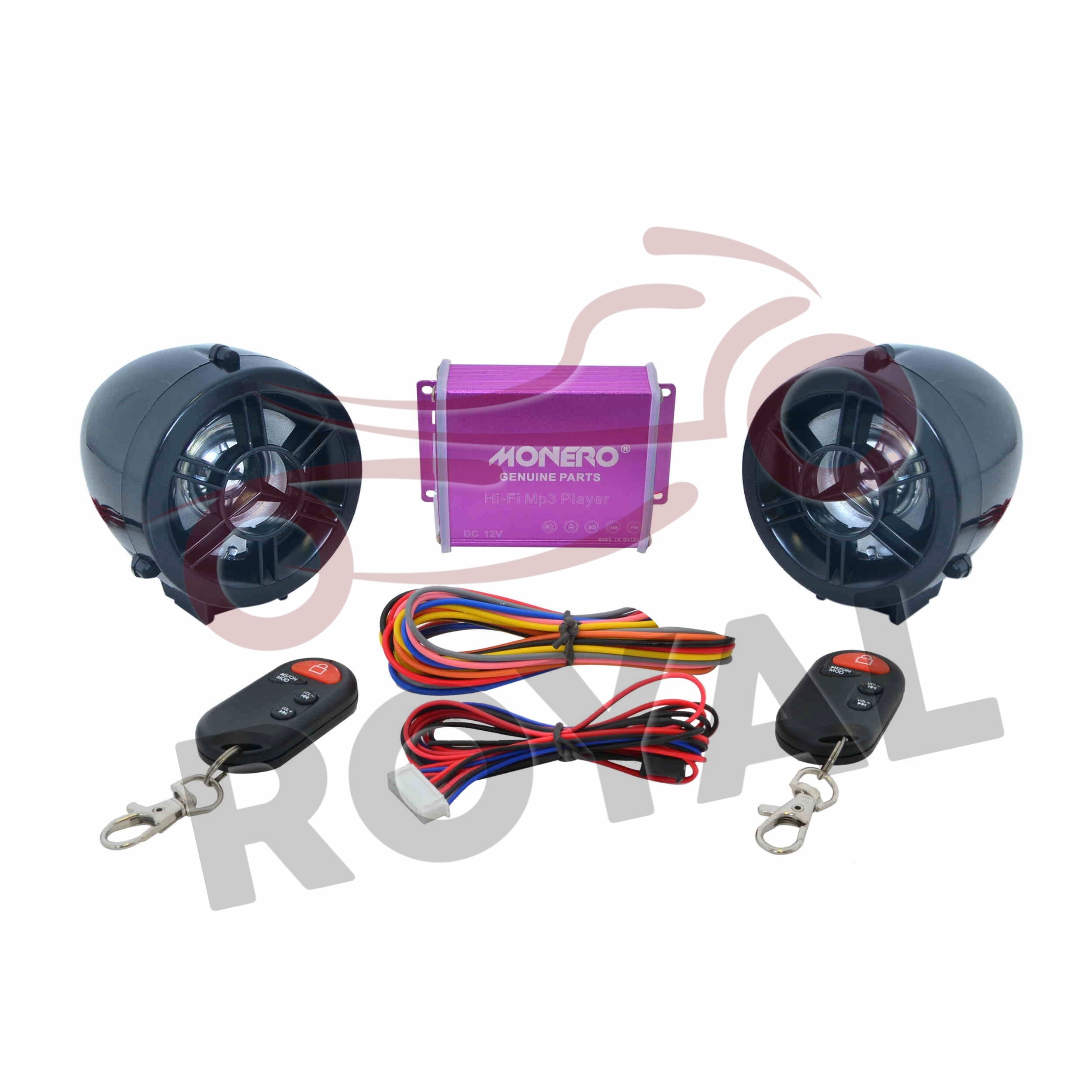 AlarmMOTOSİKLET ALARM SETİ [M - R] SİYAH