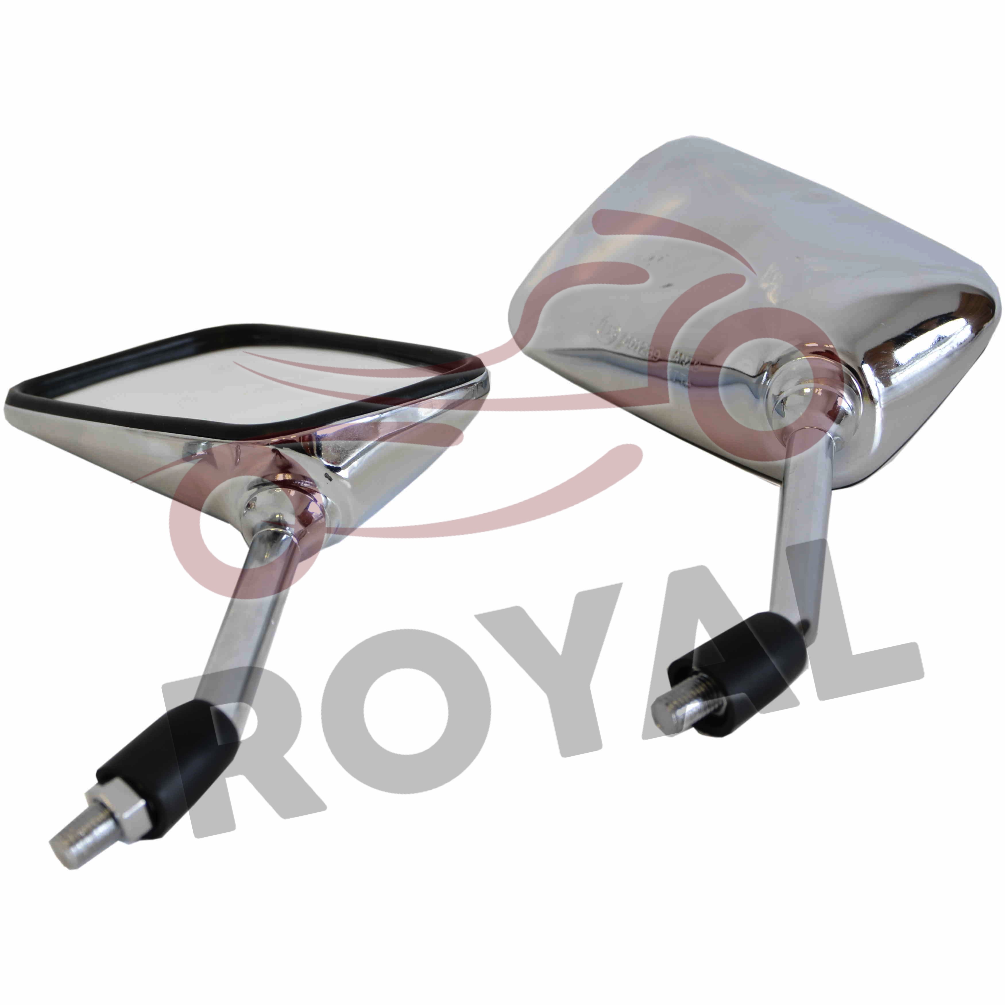 AynalarQY AYNA 10 MM  CBF150    [ KROMAJLI - SAĞI TERS DİŞ]  [TAKIM]