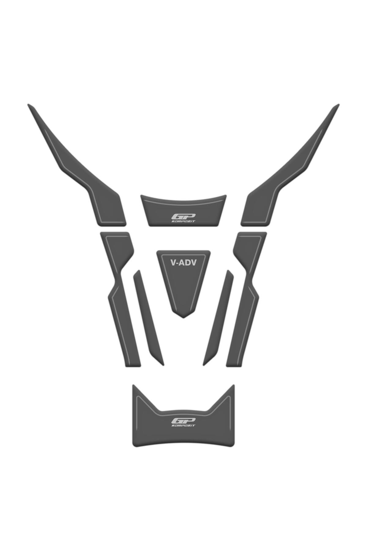 Tankpad & StickerRKS Freccia 150 2022-2024 Uyumlu Tank Pad Gri