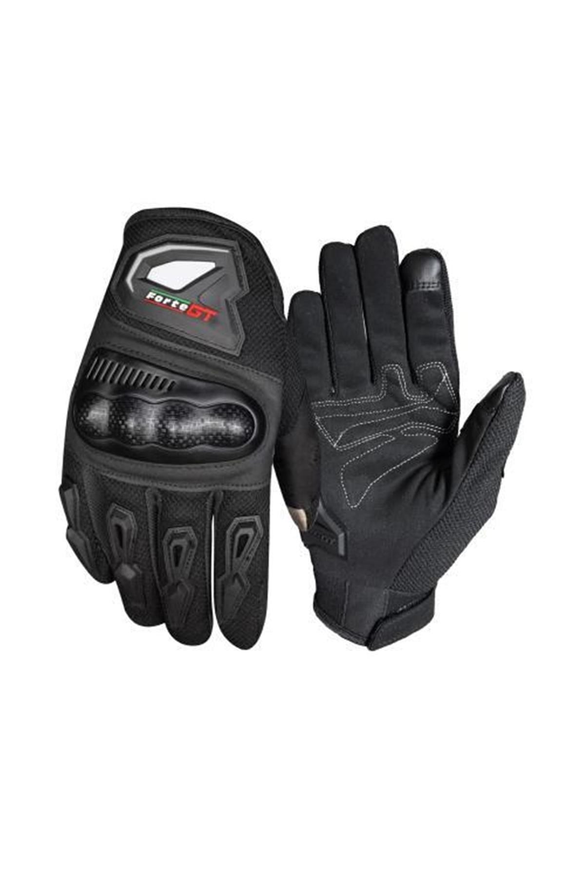 Motosiklet EldiveniRS02 SİYAH MOTOSİKLET ELDİVENİ L