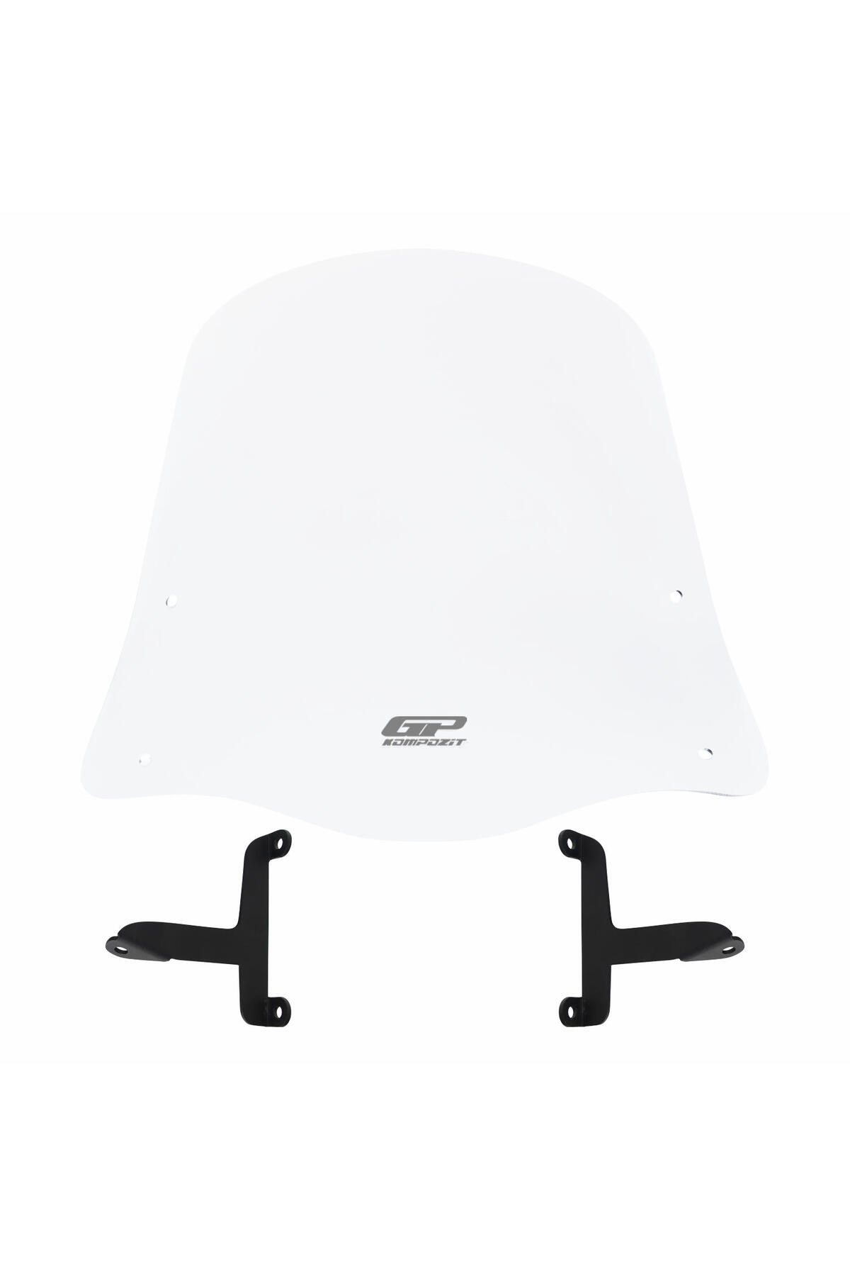 Motosiklet Ön Cam SiperlikScooter Universal Ön Cam Şeffaf 42 cm