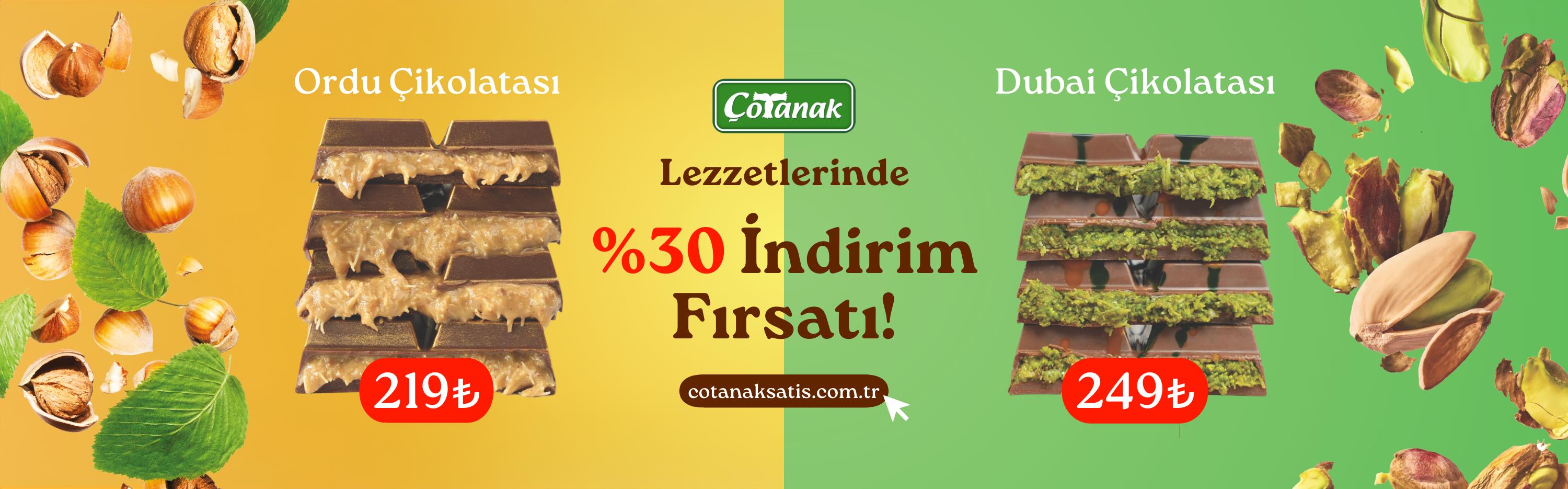 DUBAİ ÇİKOLATA İNDİRİM