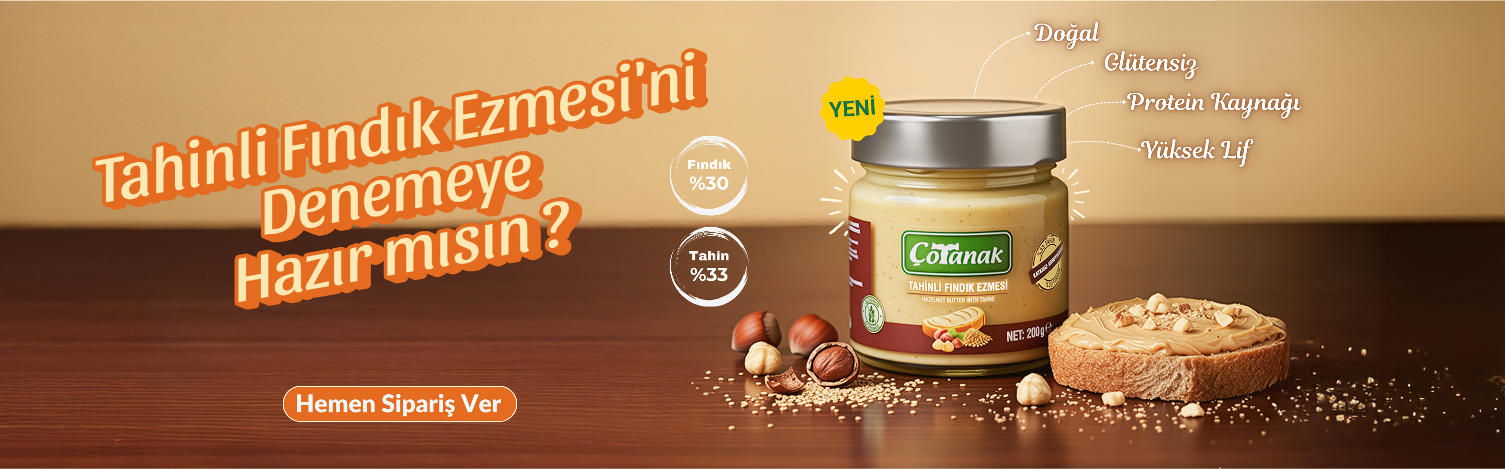 Tahinli Fındık Ezmesi
