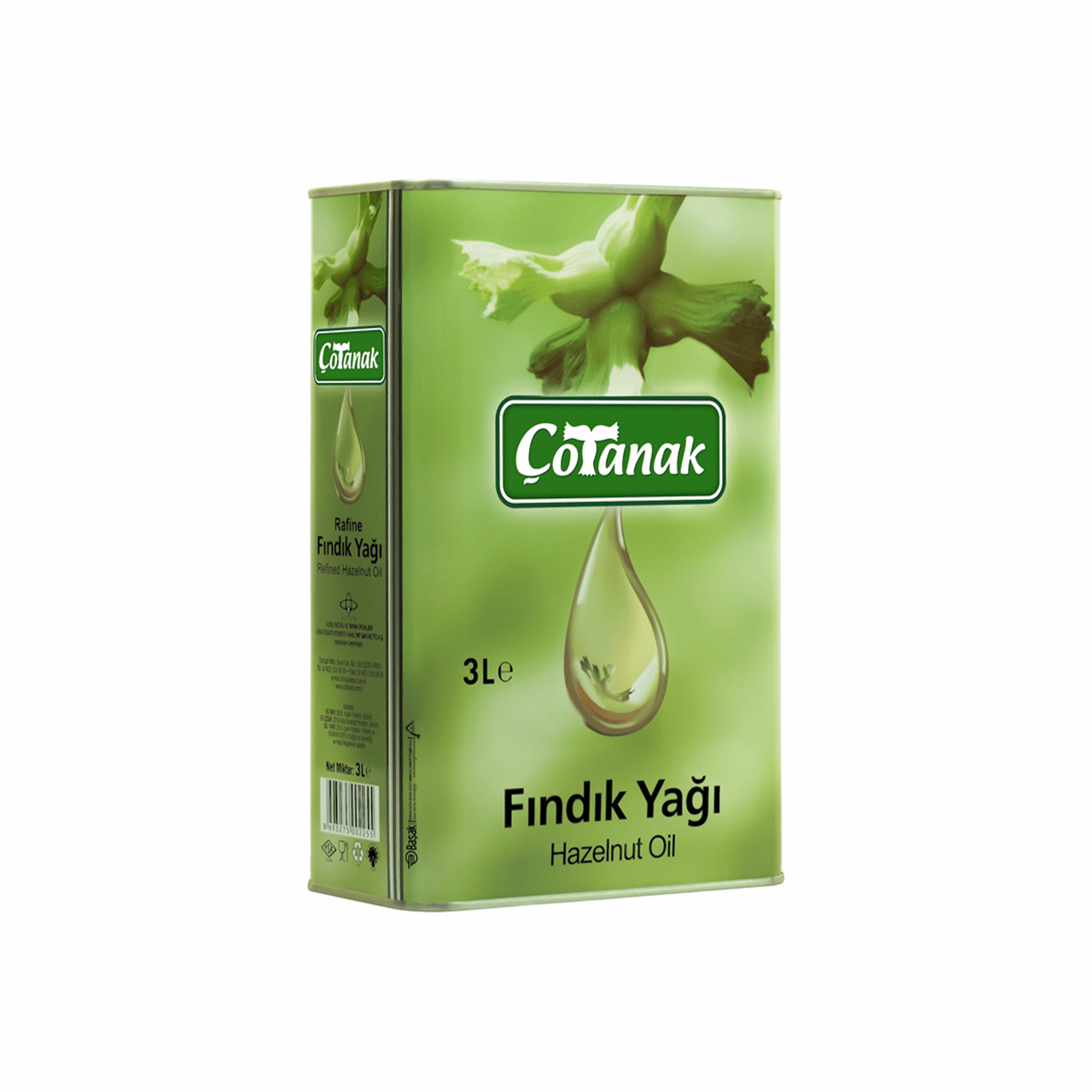 Çotanak 3 Lt Fındık Yağı