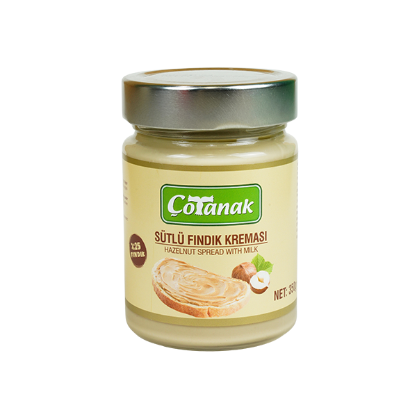 Çotanak 350 Gr Sütlü Fındık Kreması %25 Fındık