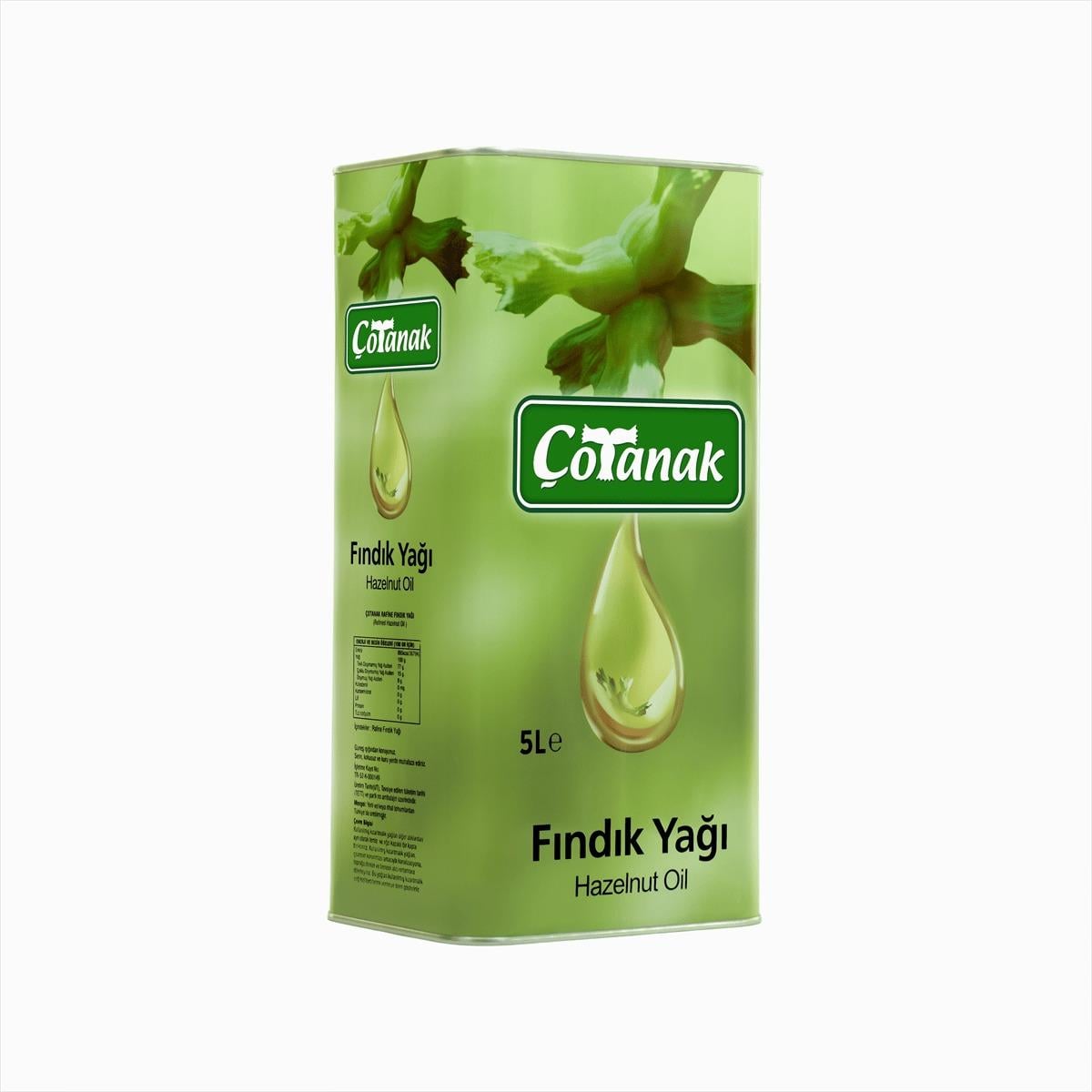Çotanak 5 Lt Fındık Yağı