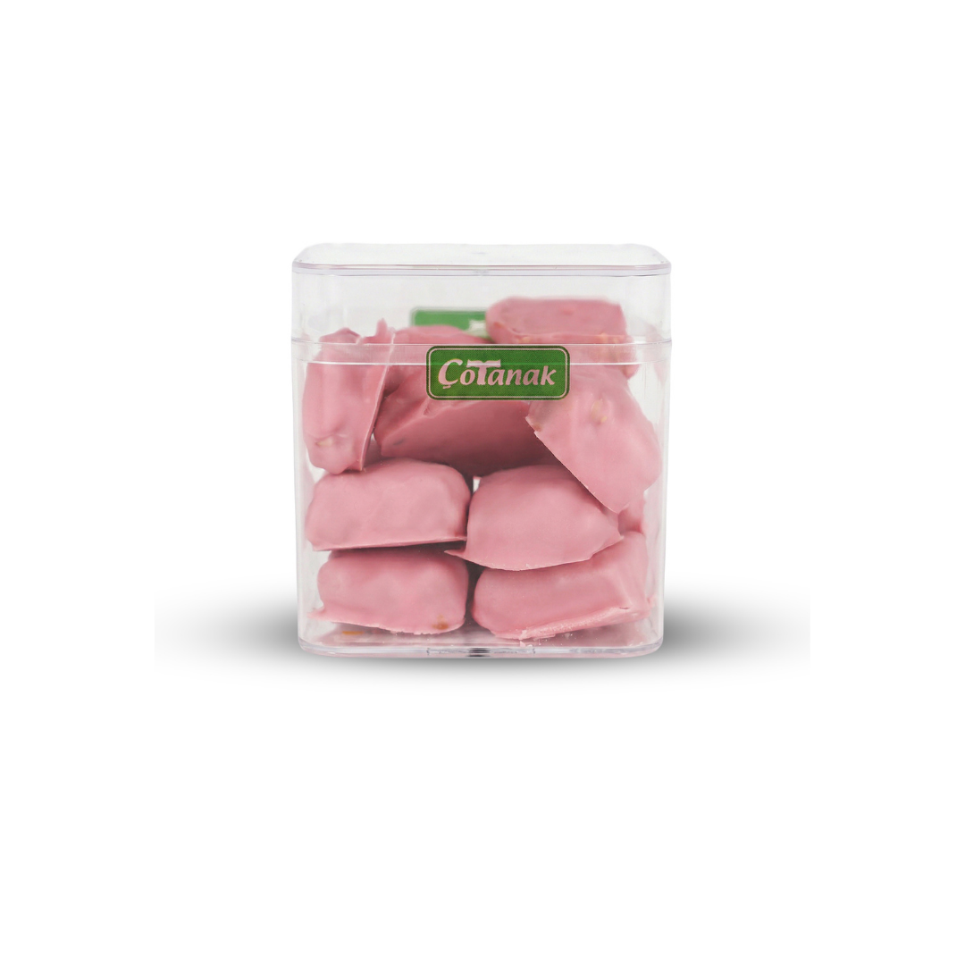 Çotanak Çilek Aromalı Çikolata Kaplı Fındık Krokan 150 Gr