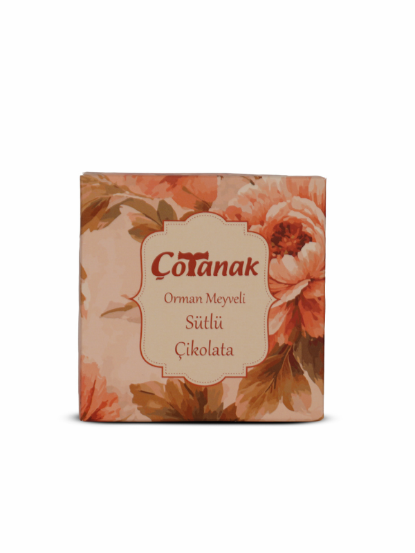 Çotanak Orman Meyveli Sütlü Tablet Çikolata 60 Gr