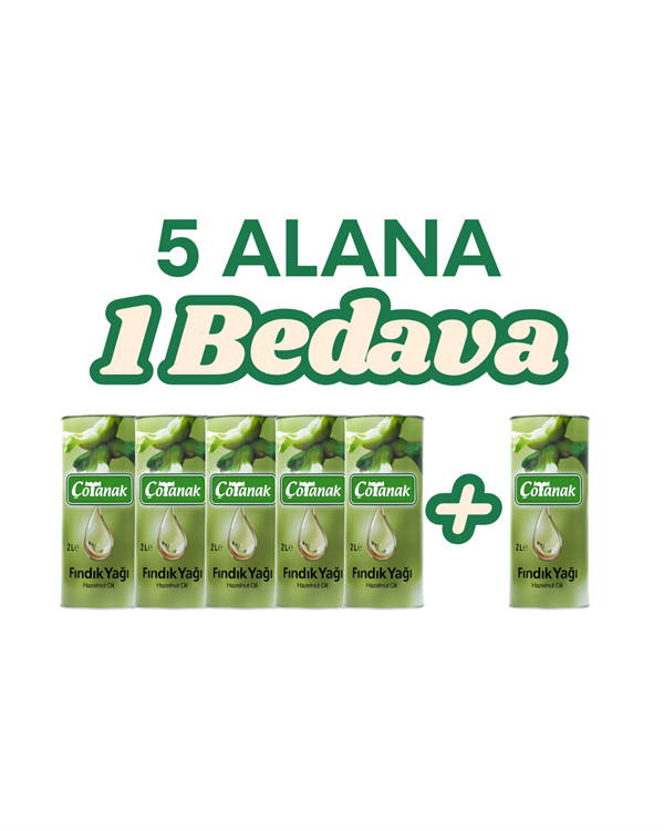 Çotanak 2L Fındık Yağı Fırsat Paketi