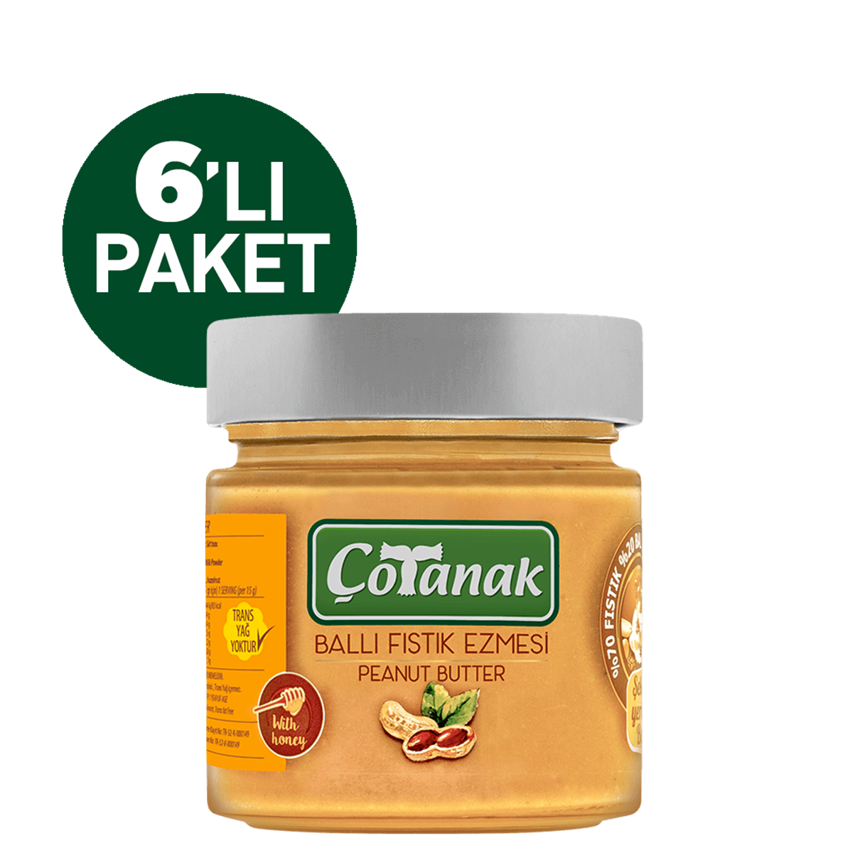 Çotanak Satış - 200g Ballı Fındık Ezmesi