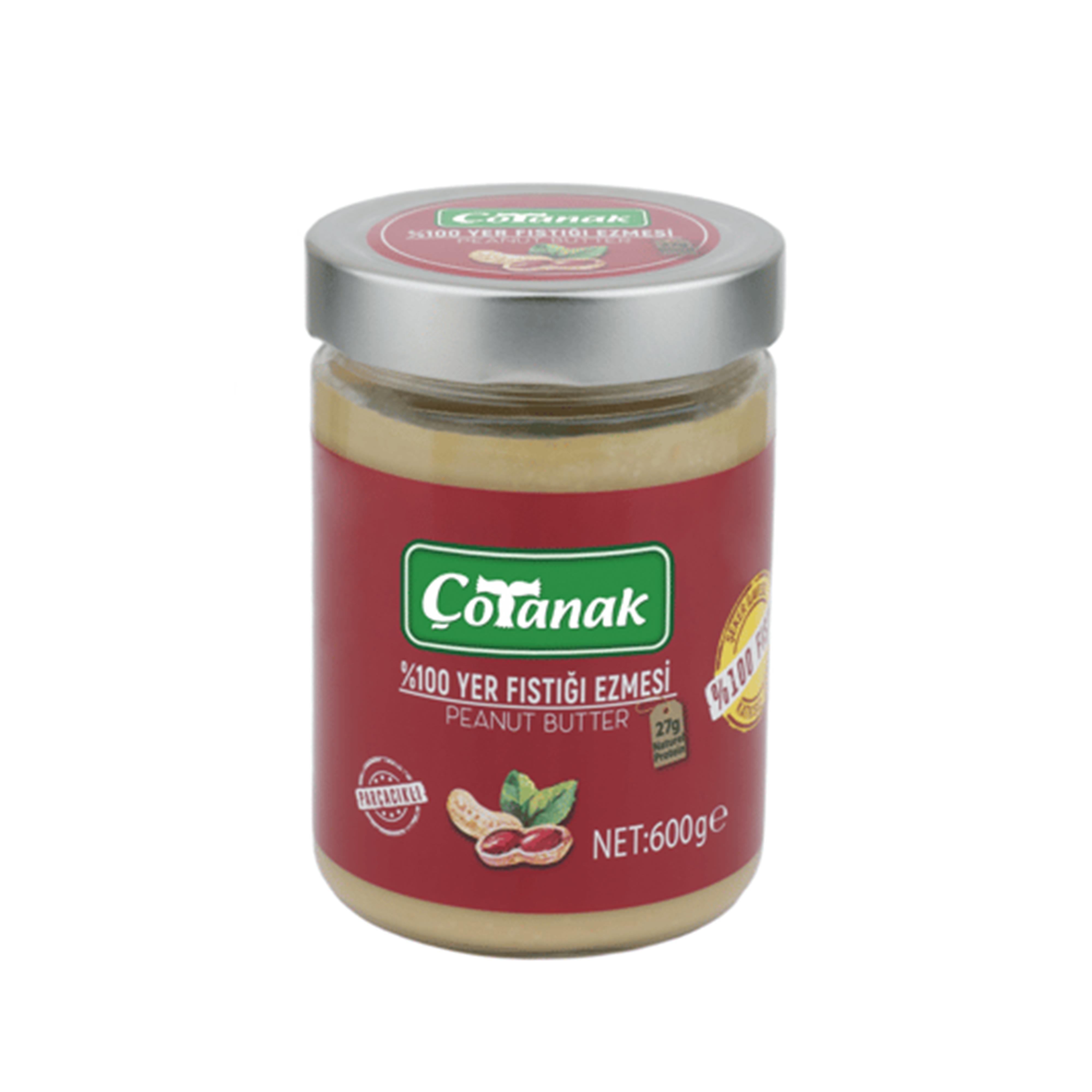 Çotanak 600 Gr % 100 Fıstık Ezmesi