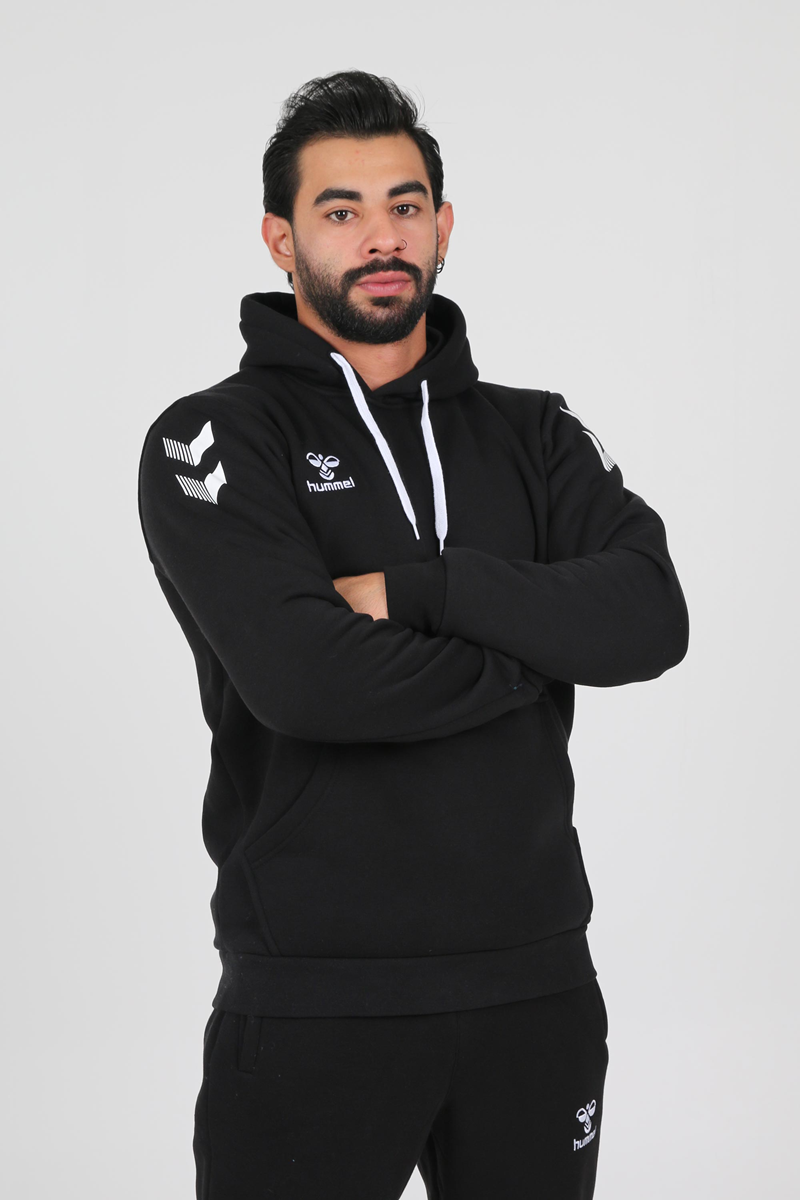 HUMMEL922132-0001HUMMEL ARMIN COTON HOODIE SWEAT