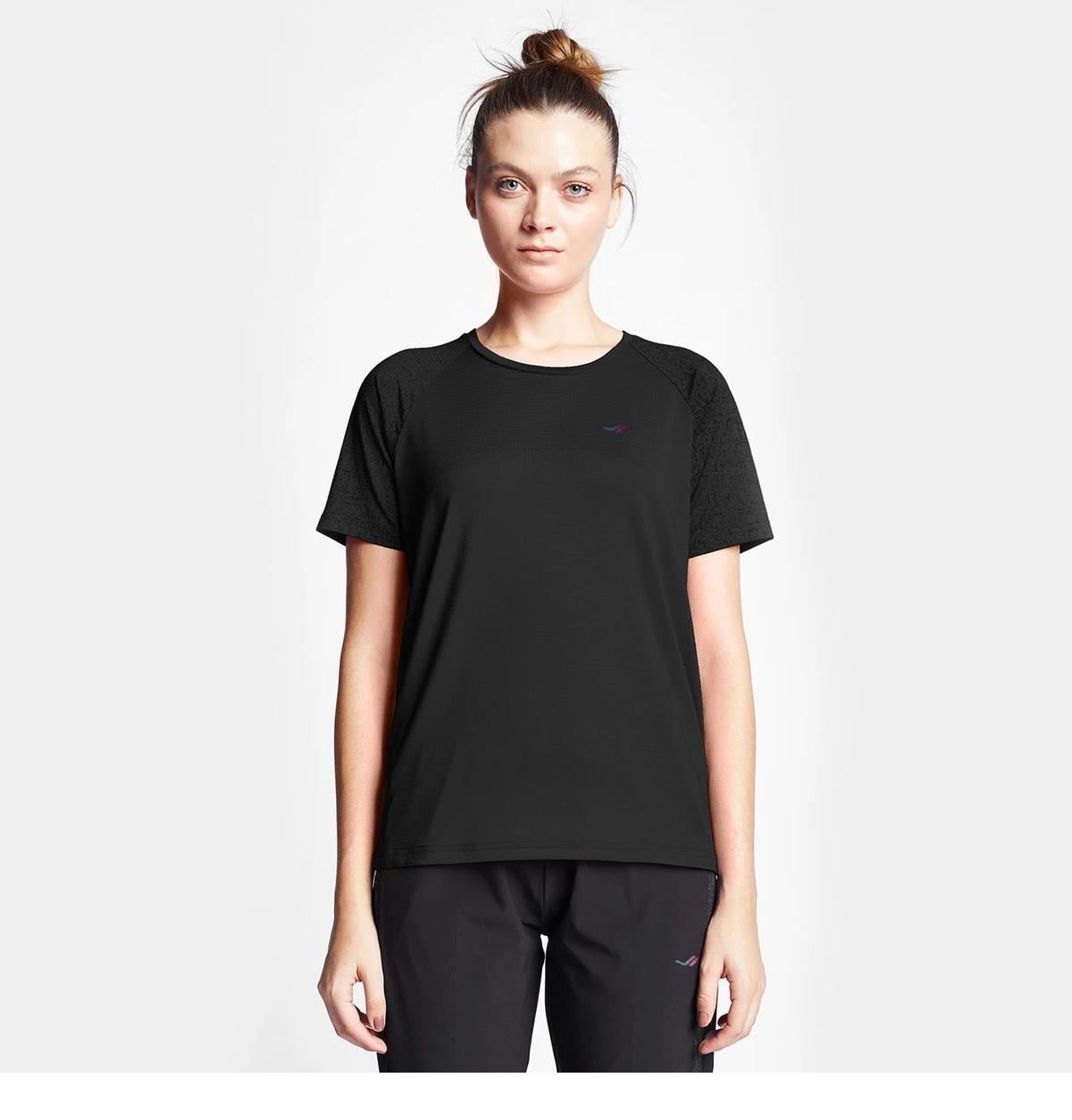 LESCON24BTBP002003-0001LESCON 24B-2003 KISA KOL KADIN T-SHIRT