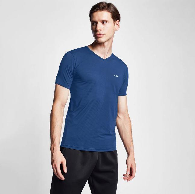 LESCON25BTEB001221-2543LESCON 25S-1221-25B KISA KOL TSHIRT