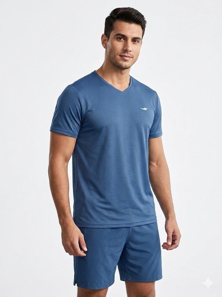 LESCON25BTEB001221-2543LESCON 25S-1221-25B KISA KOL TSHIRT
