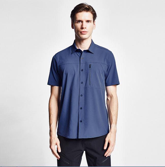 LESCON25YTEO001052-1349LESCON 25Y-1052 OUTDOOR KISA KOL GÖMLEK