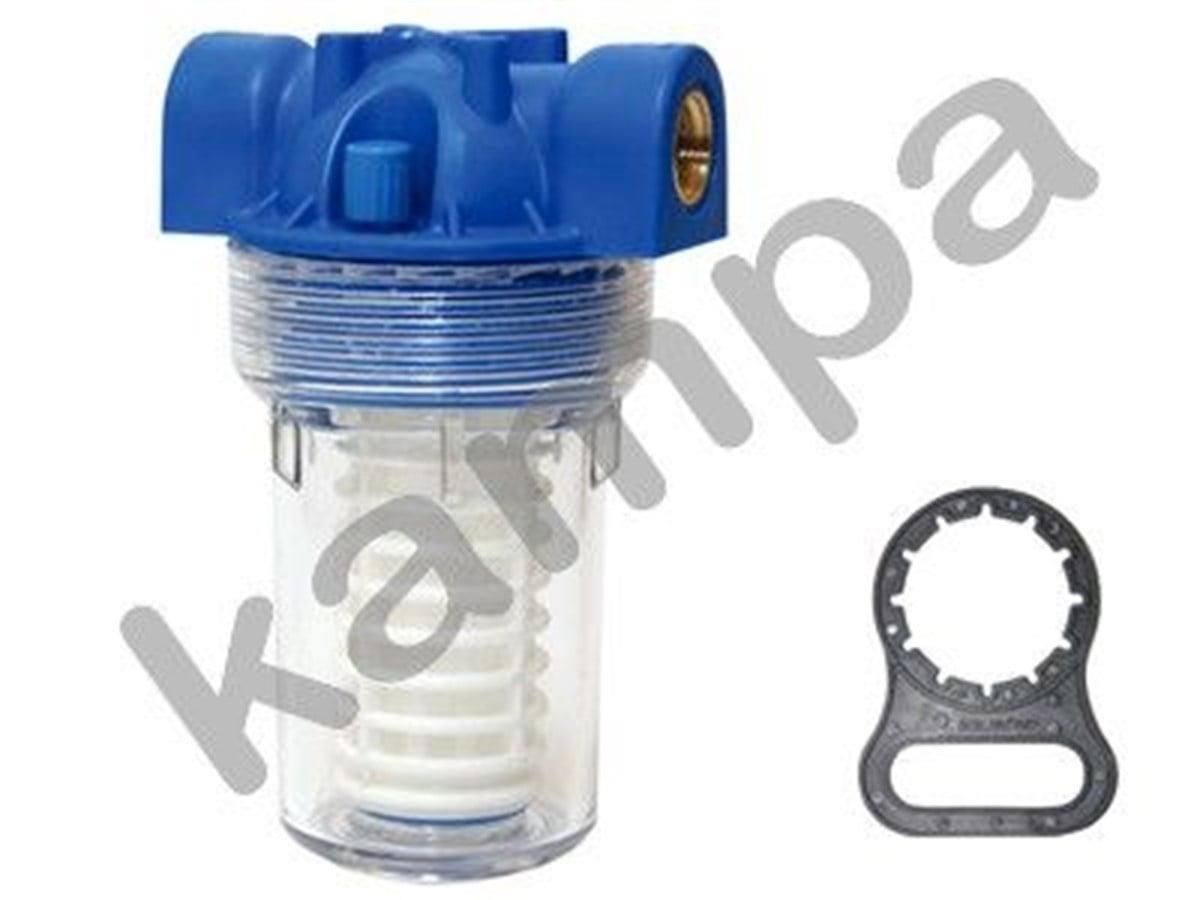 Aquafer 512 YK2 Yıkanabilir Filtre 1/2 inc 100 Micron Su Süzme Filtresi
