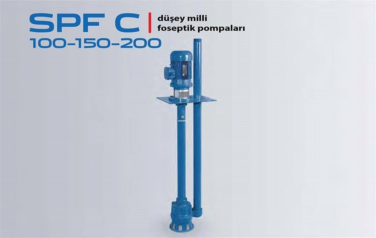 Deeps SPF C 100-150-200 Düşey Milli Foseptik Pompa