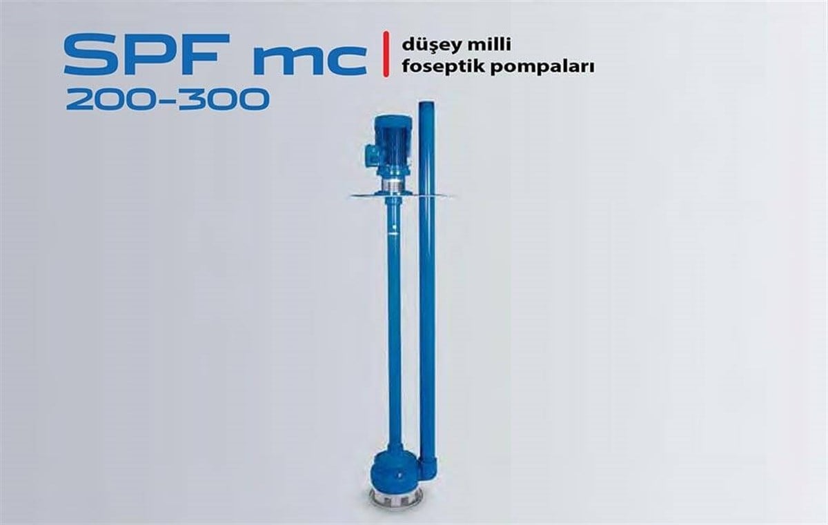 Deeps SPF mc 200-300 Düşey Milli Foseptik Pompası