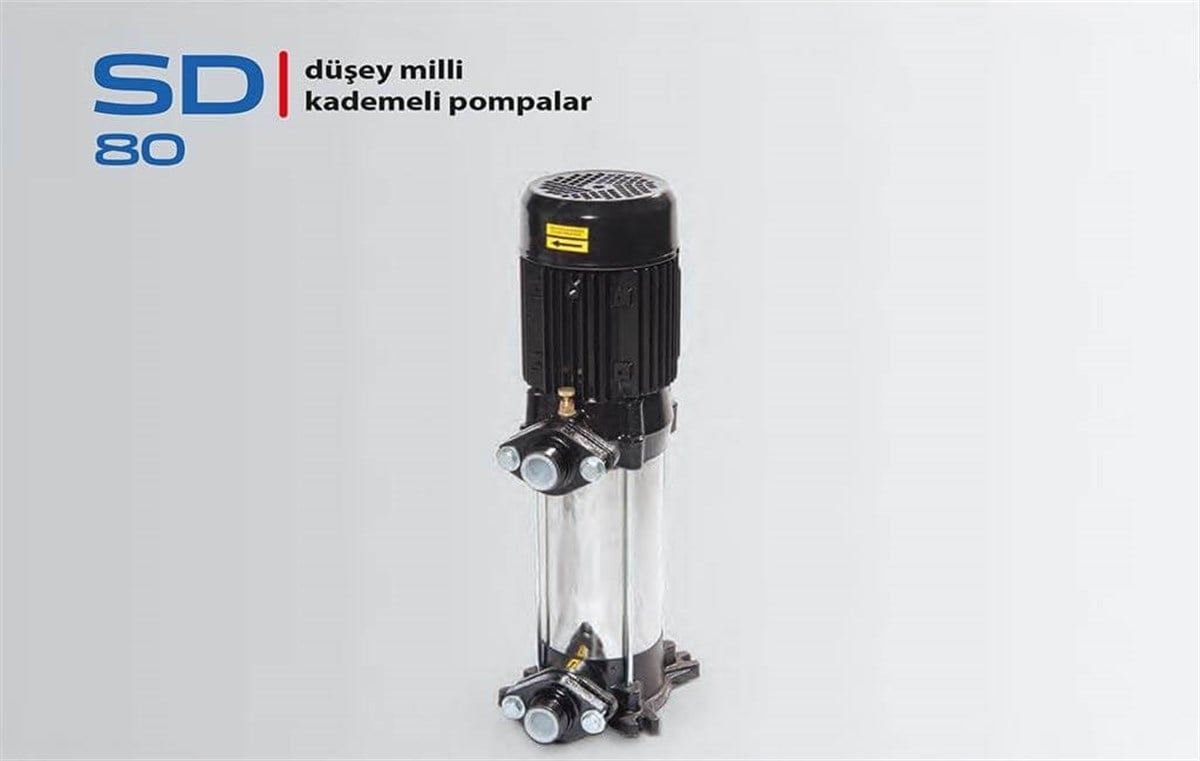 Komm SD 80 Düşey Milli Çok Kademeli Santrifüj Pompa