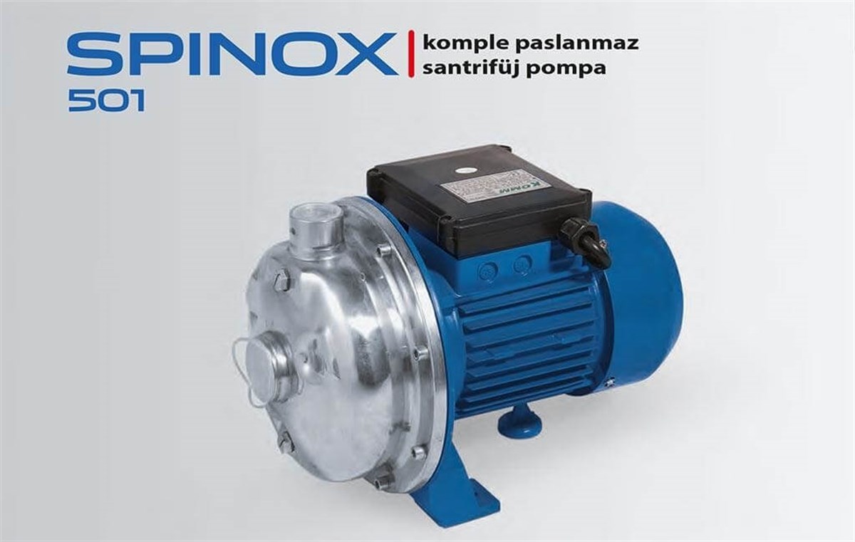 Komm SPINOX 501 Komple Paslanmaz Santrifüj Pompa