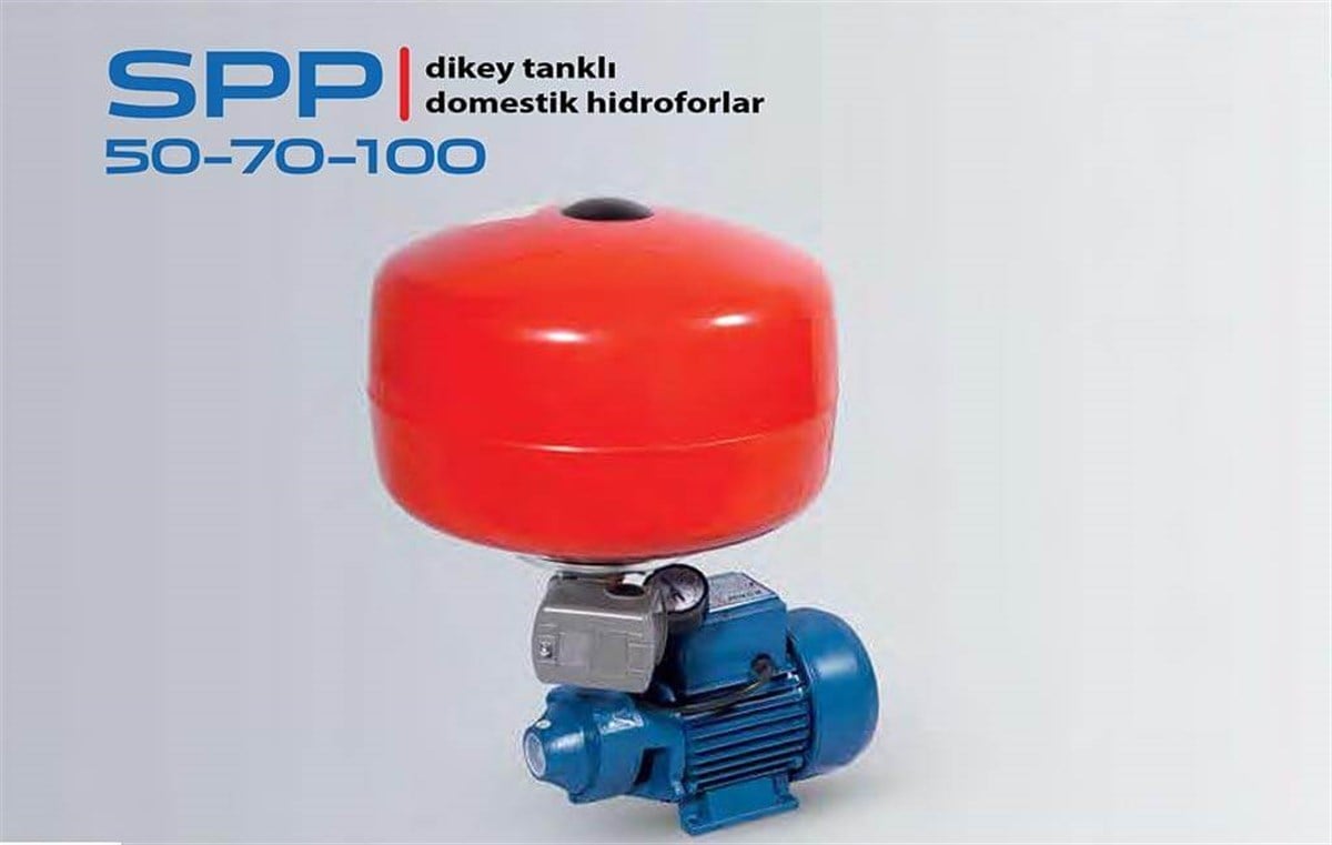 Komm SPP 50-70-100 Dikey Tanklı Domestik Hidrofor