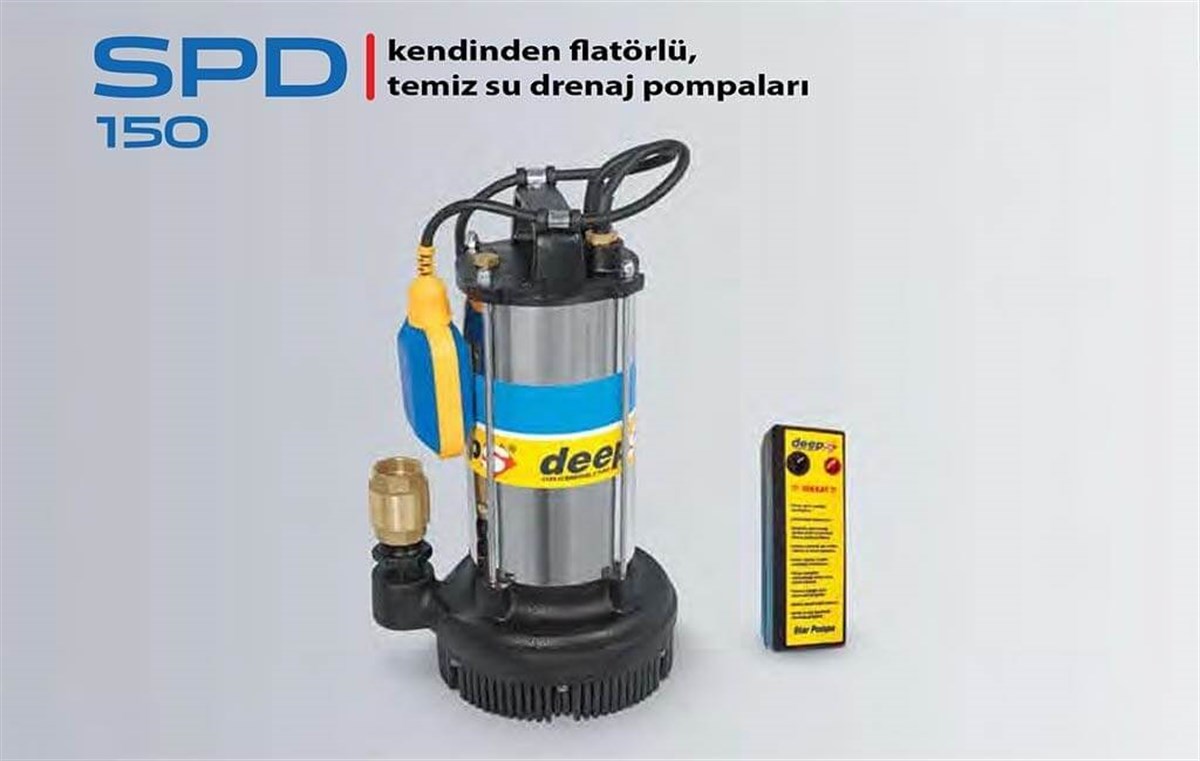 SPD 150 Kendinden Flatörlü Temiz Su Drenaj Pompası
