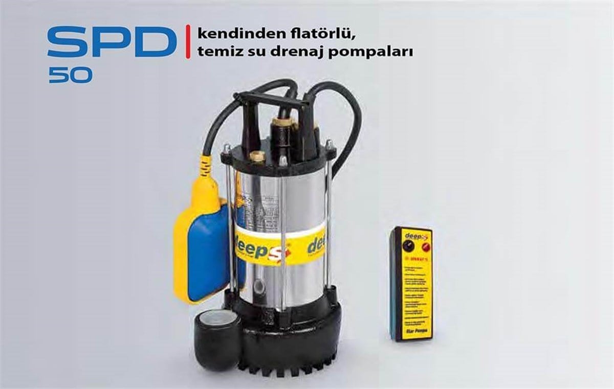 SPD 50 Kendinden Flatörlü Temiz Su Drenaj Pompası