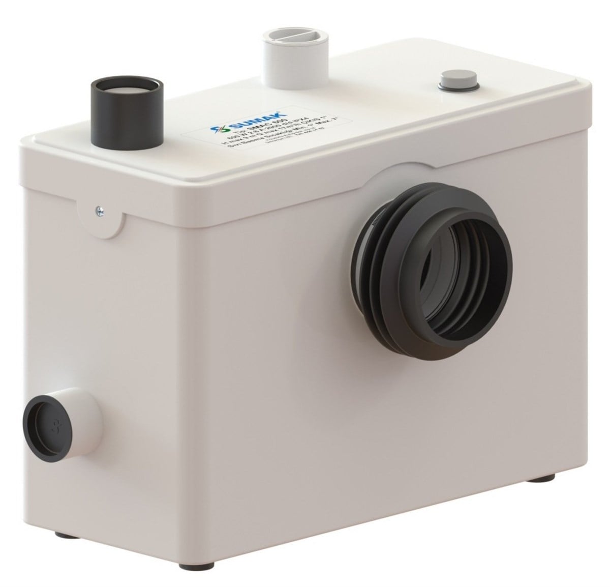 Sumak SMAC 600 Wc Öğütücülü Bıçaklı Tahliye Pompası 9 mss 16 m³/h