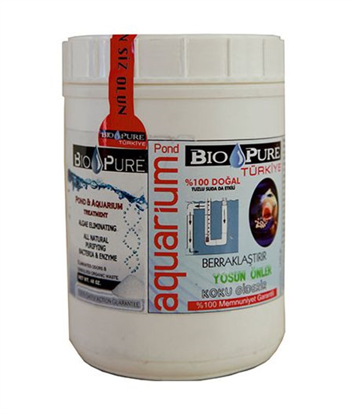 Bio Pure 1.44  Kilogram Su Berraklaştırma, Yosun Önleyici ve Koku Giderici Bakteri